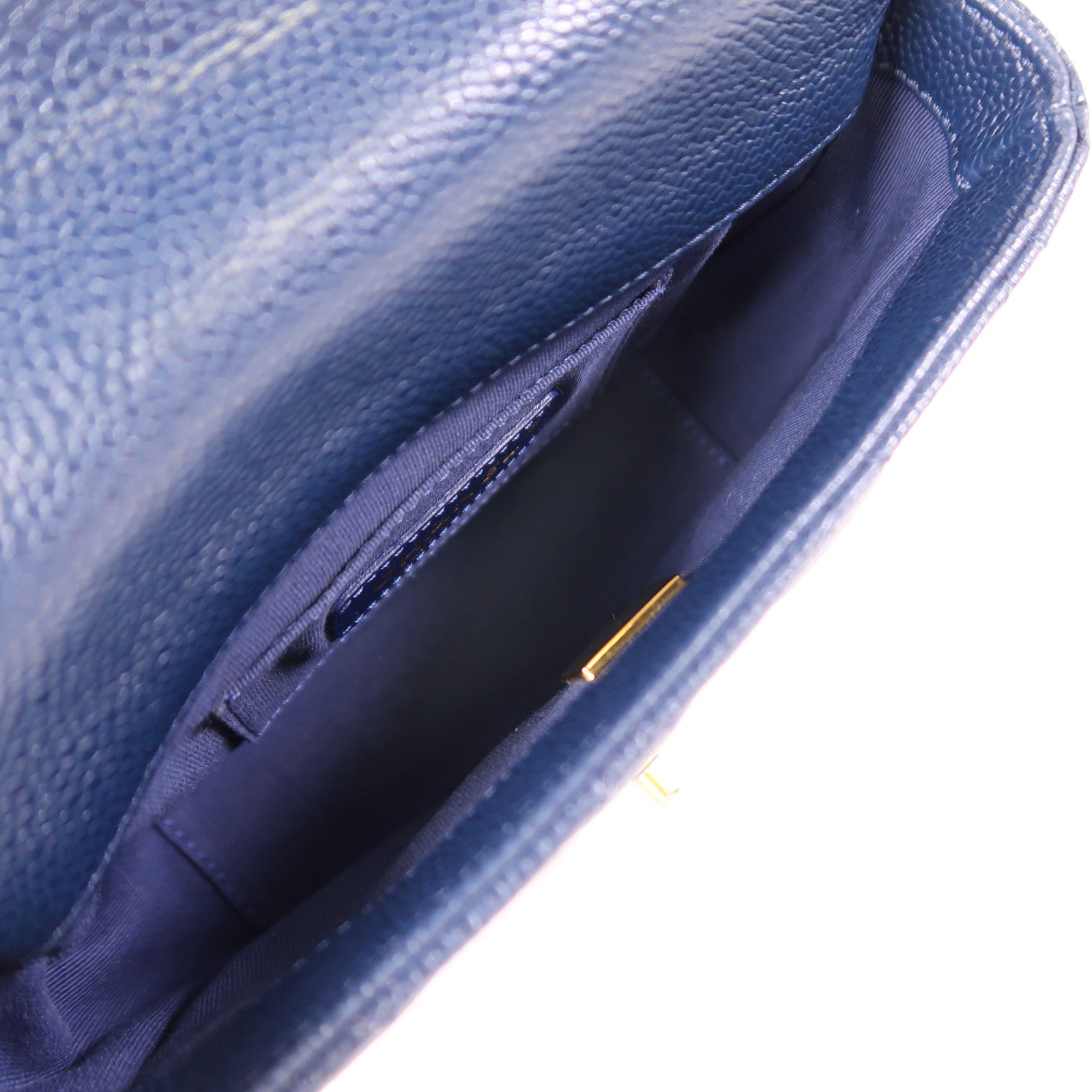 CHANEL 牛皮皮革Chain Shoulder金扣鏈帶肩背袋