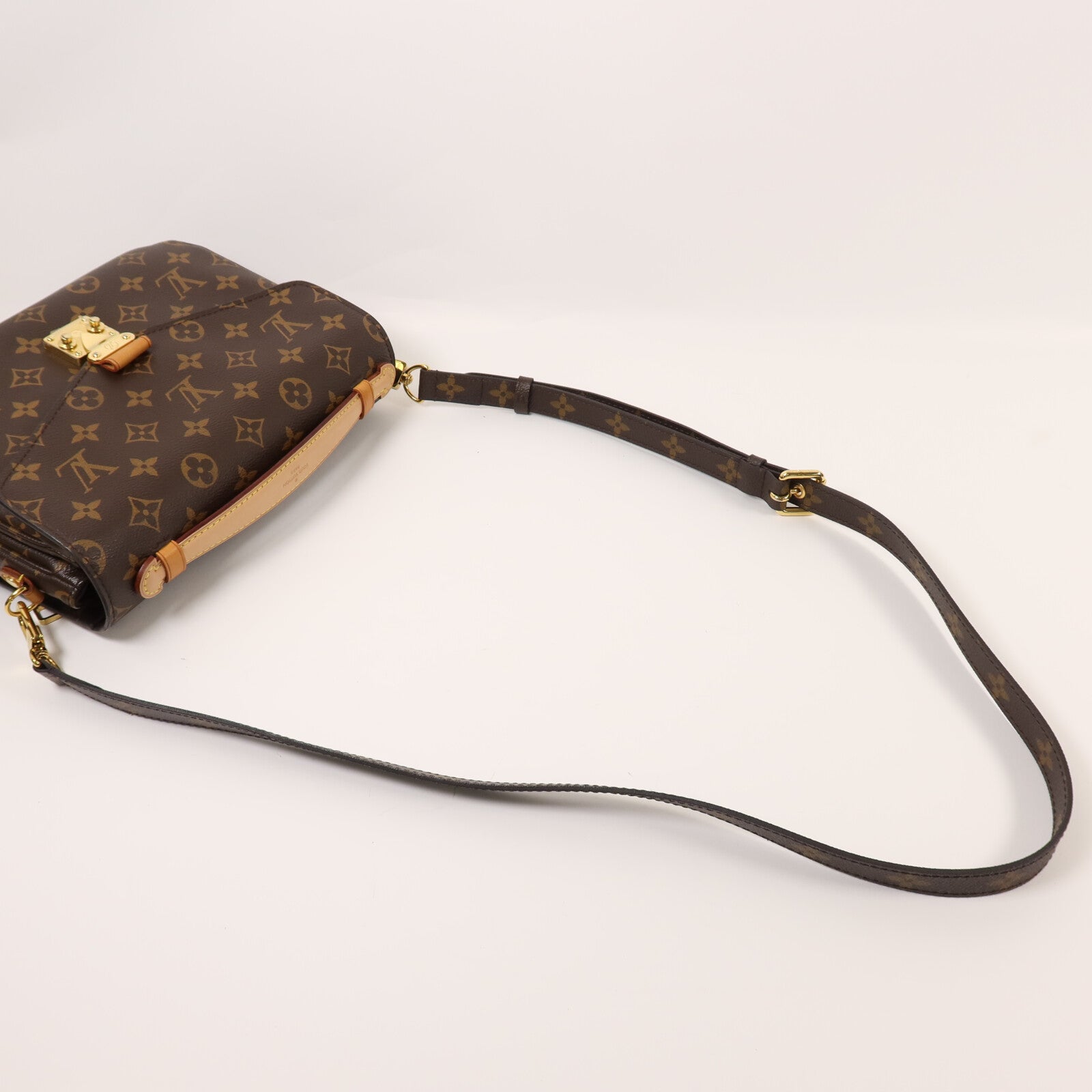 LOUIS VUITTON Monogram Pochette Metis MM金扣手挽肩背兩用袋