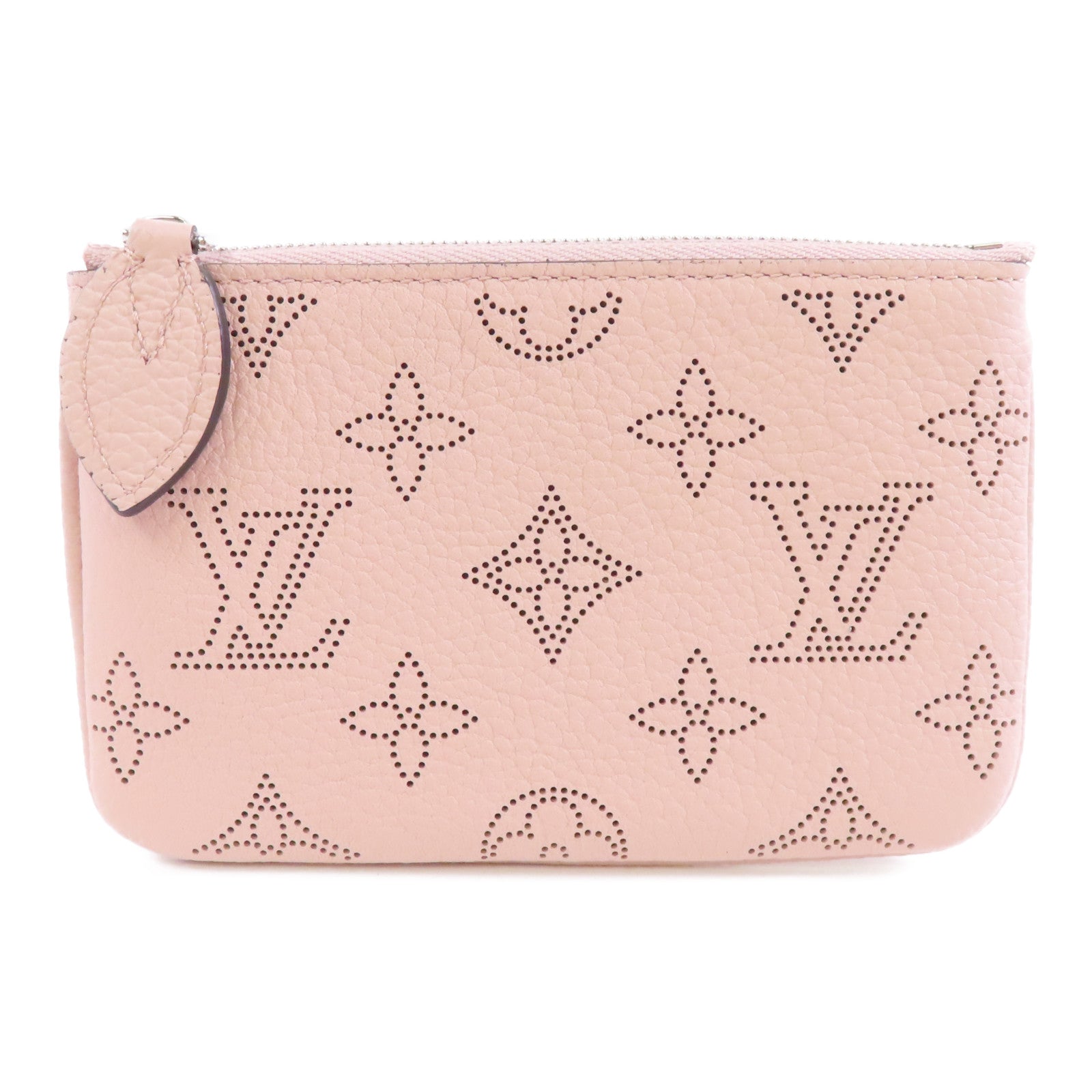 LOUIS VUITTON Mahina Key & Coin Case銀扣零錢包粉紅色