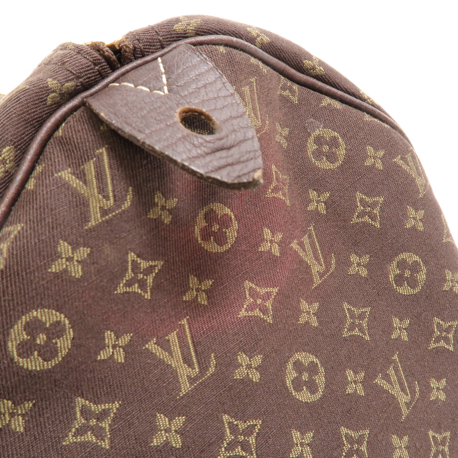 LOUIS VUITTON Monogram Mini Lin Speedy 30手挽袋