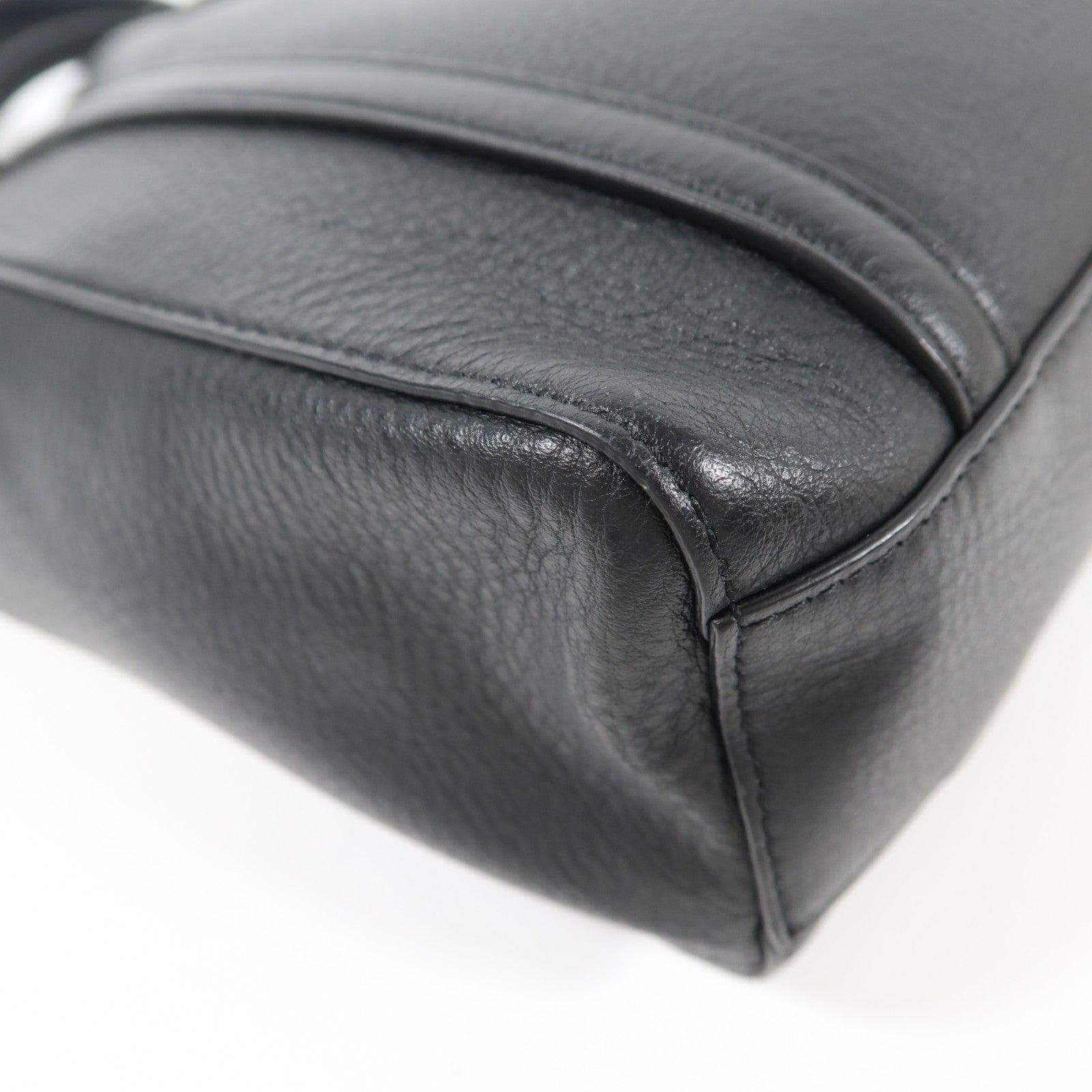 BALENCIAGA 牛皮皮革2 Way Shoulder Bag銀扣手挽肩背兩用袋