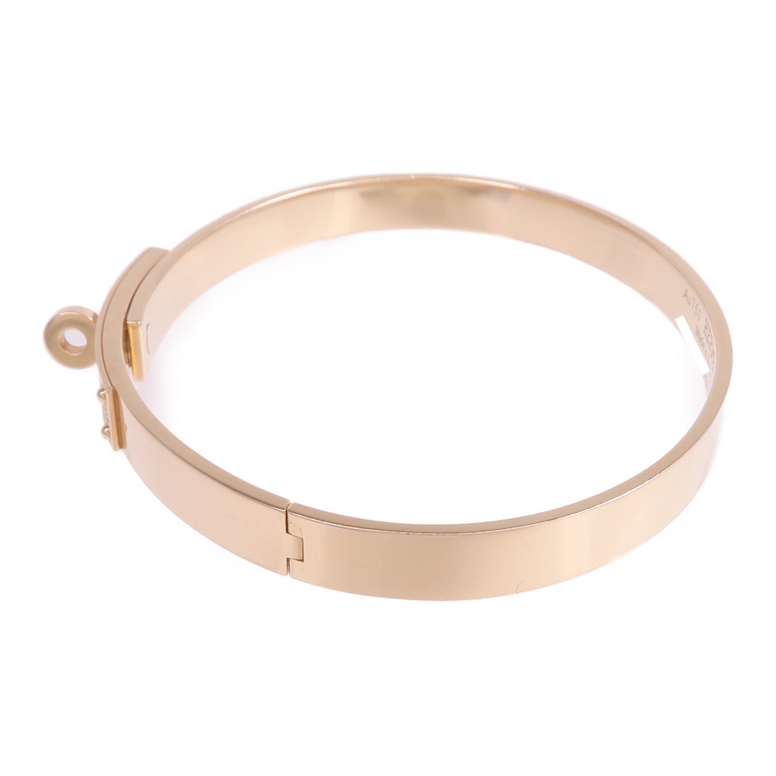 HERMES 18K玫瑰金Kelly Diamond Bracelet鑽石手鐲