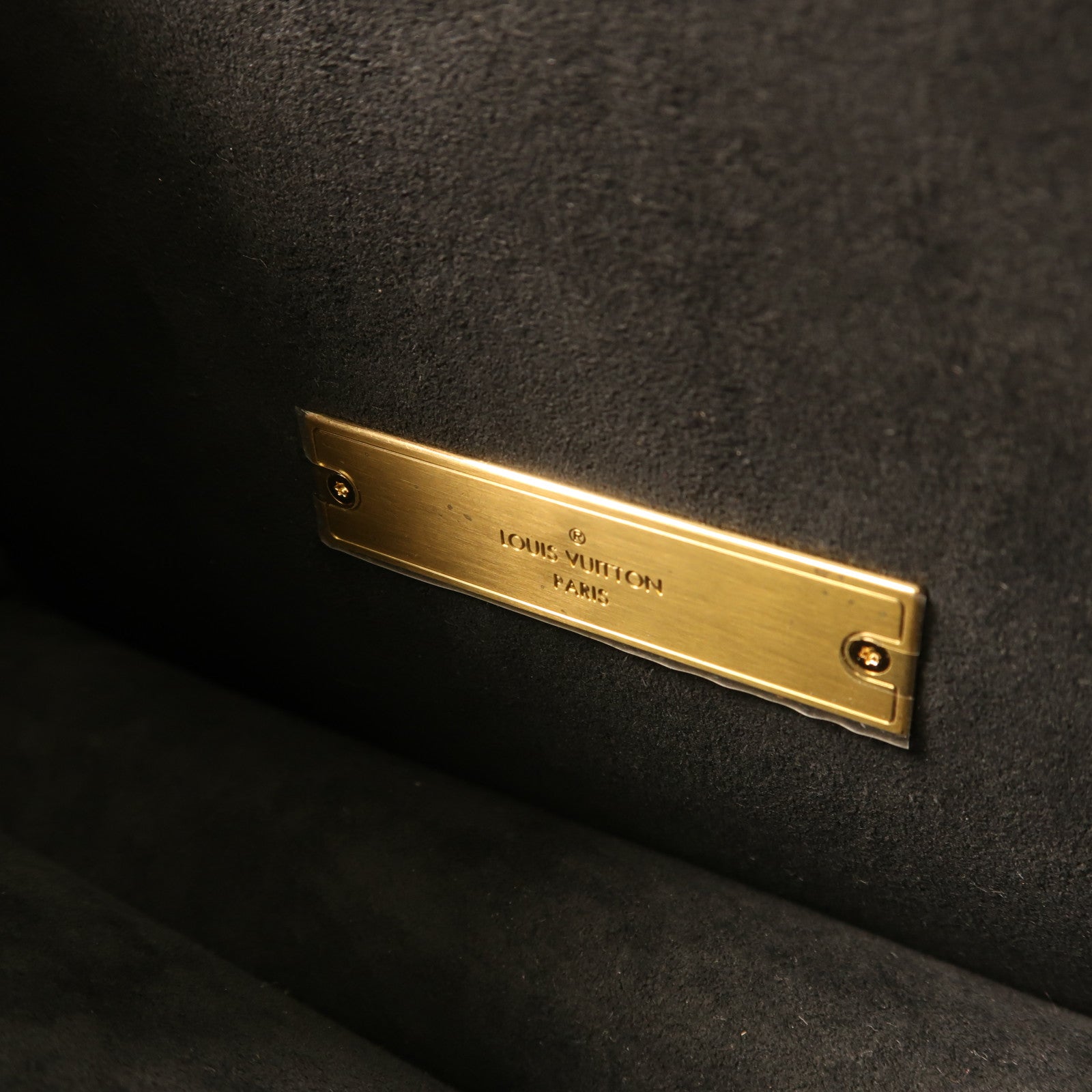 LOUIS VUITTON Monogram Reverse Dauphine MM金扣肩背兩用袋啡色