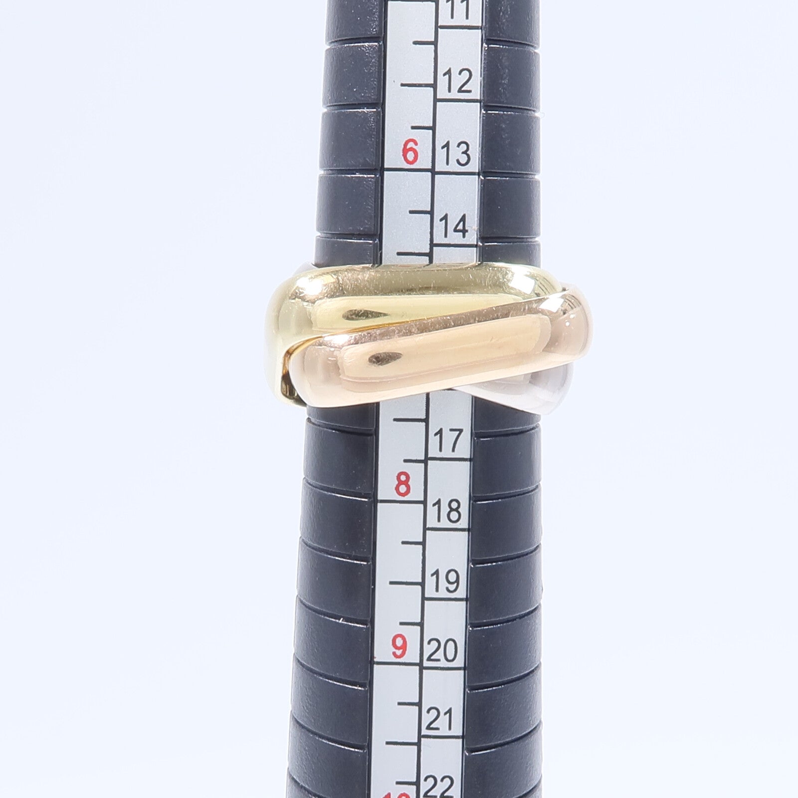 CARTIER 18K玫瑰金/黃金/白金Trinity Cushion-Shaped Ring Large戒指