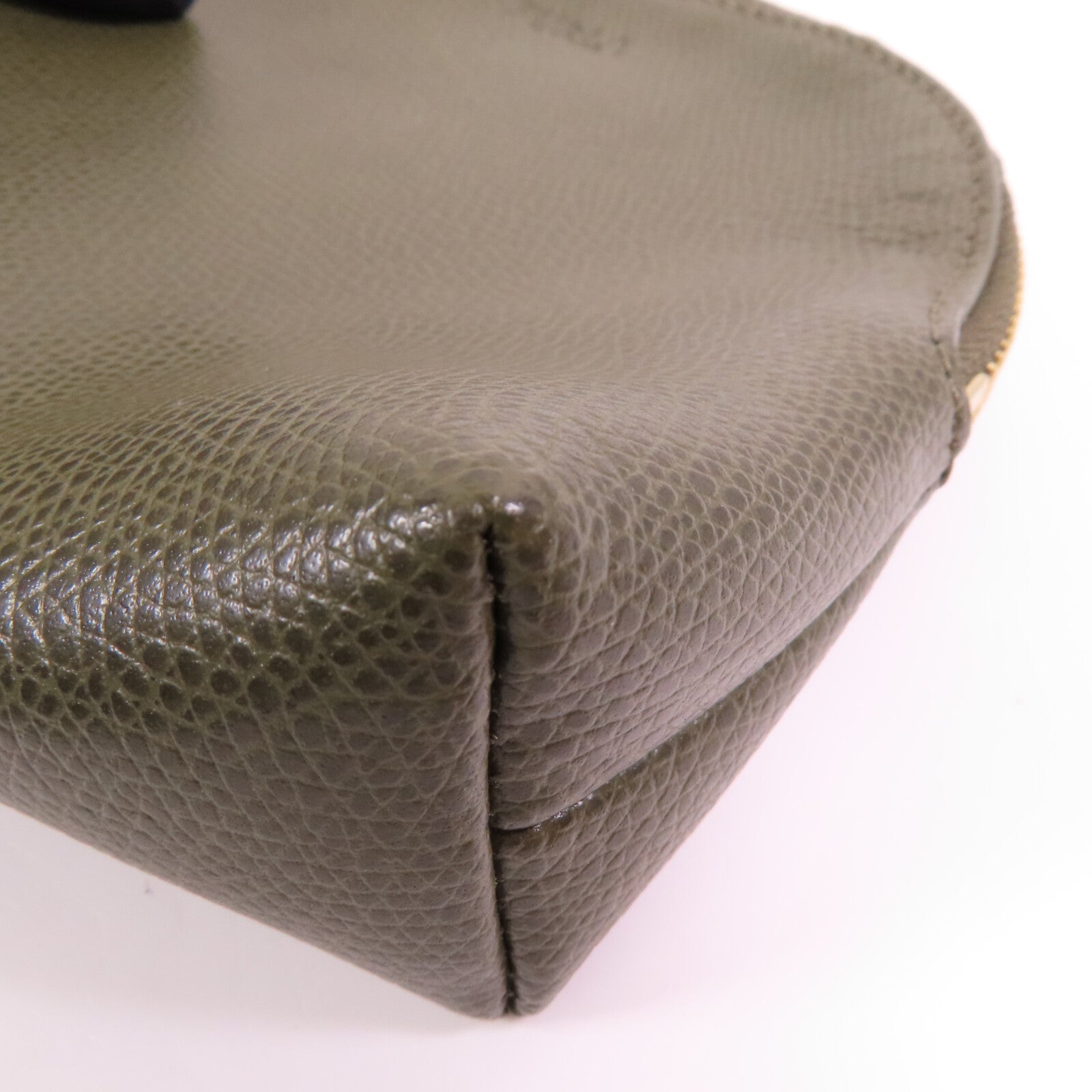Furla 【激減優惠】牛皮皮革Pouch金扣手拿包
