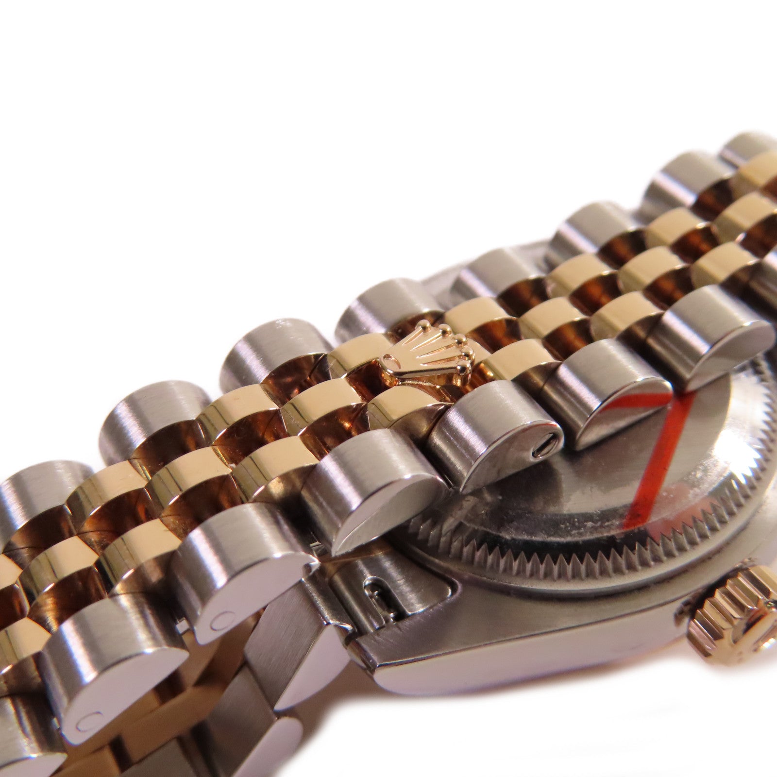 ROLEX Lady Datejust 26mm 18K玫瑰金/不鏽鋼自動機芯手錶貝殼色