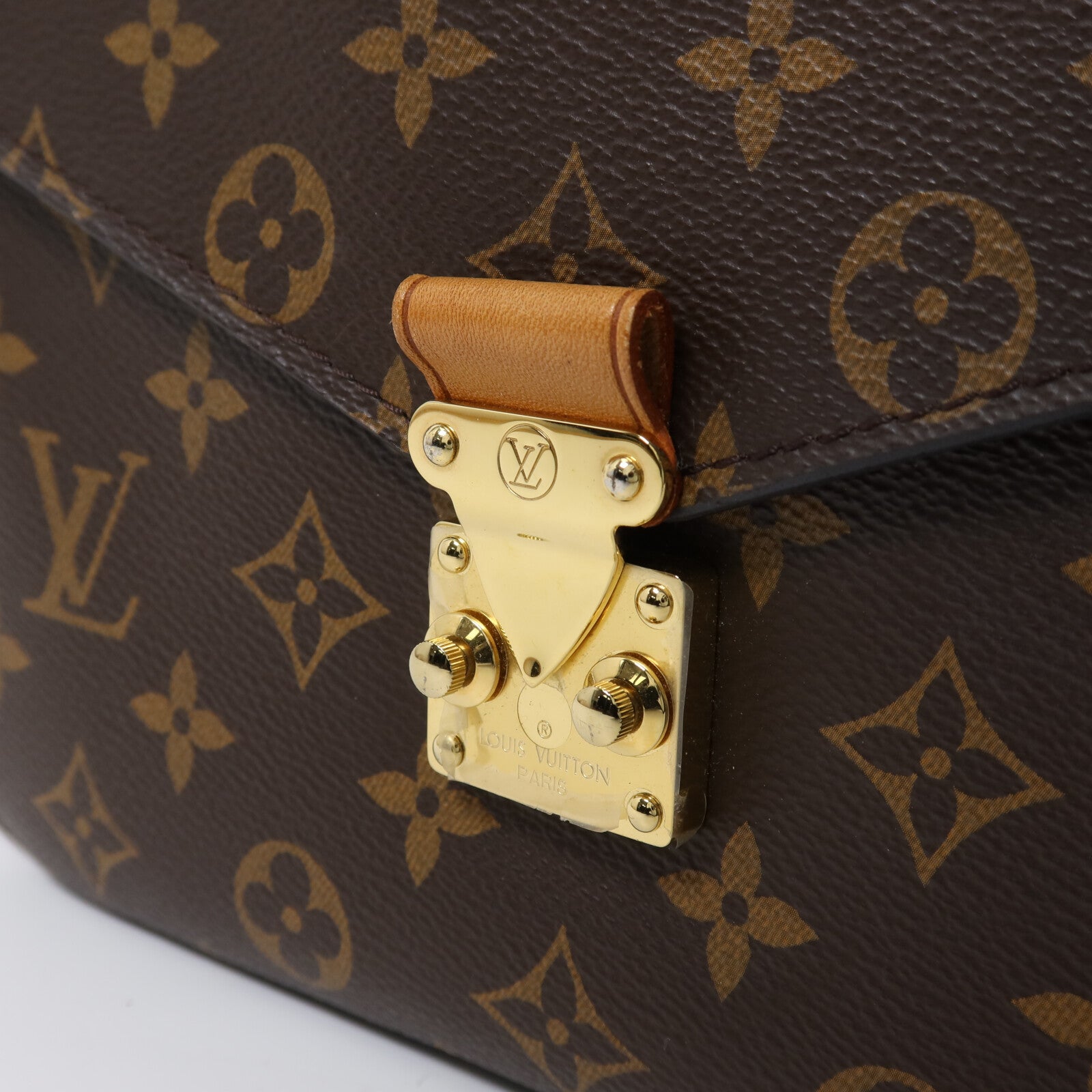 LOUIS VUITTON Monogram Pochette Metis MM金扣手挽肩背兩用袋