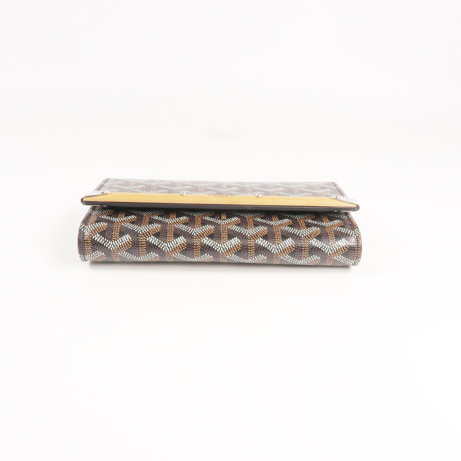 GOYARD 塗層帆布Monte Carlo Mini Case Pouch銀扣手拿包