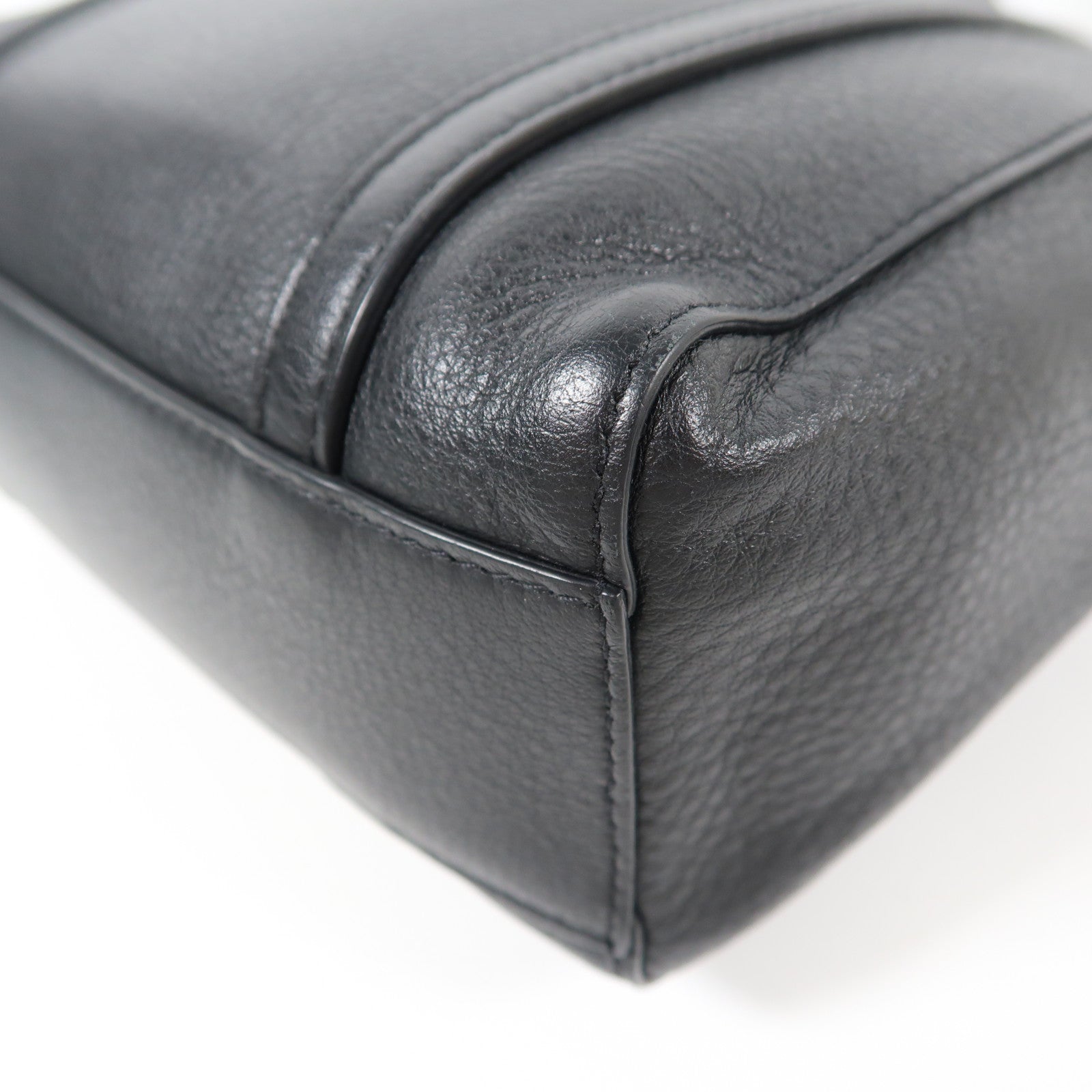 BALENCIAGA 牛皮皮革2 Way Shoulder Bag銀扣手挽肩背兩用袋