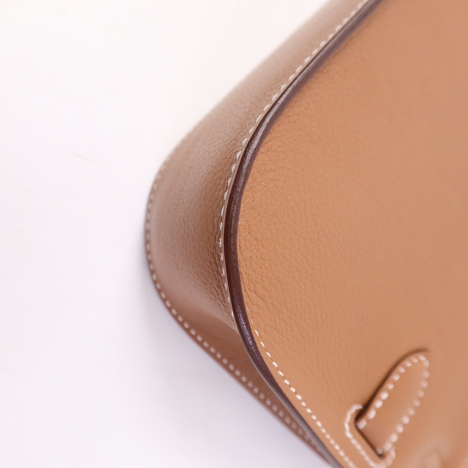 HERMES Evercolor皮革Mini Jypsiere肩背袋Gold
