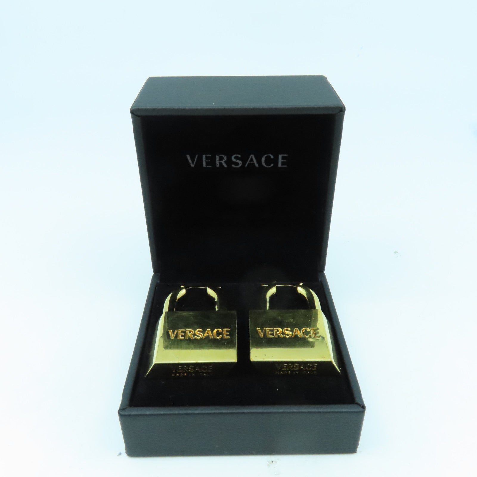 VERSACE 【激減優惠】金屬Padlock Earrings耳環金色