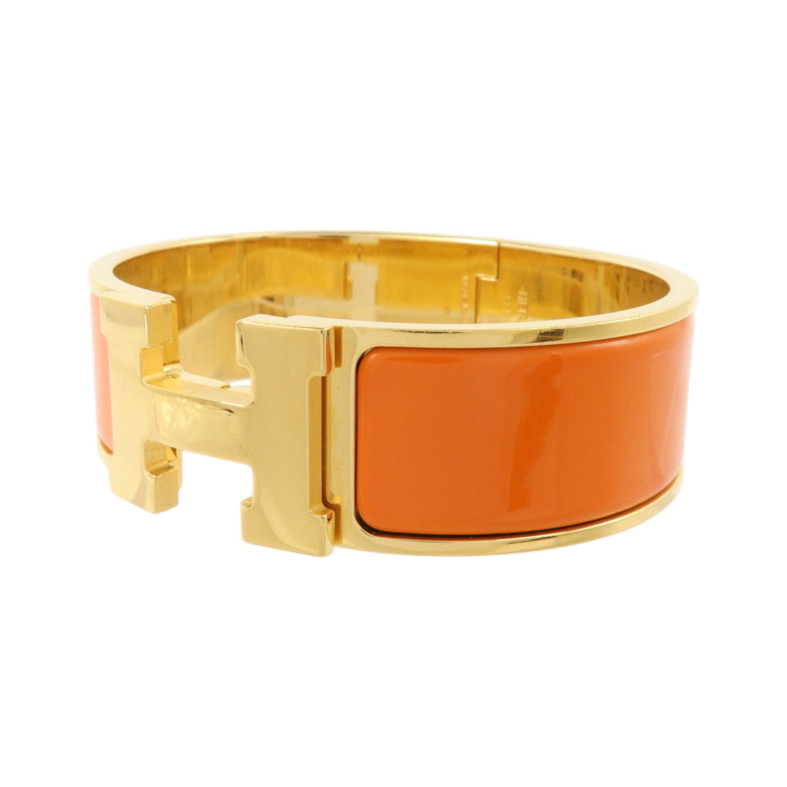HERMES 金屬/琺瑯Clic-Clac H Bracelet金扣手鏈