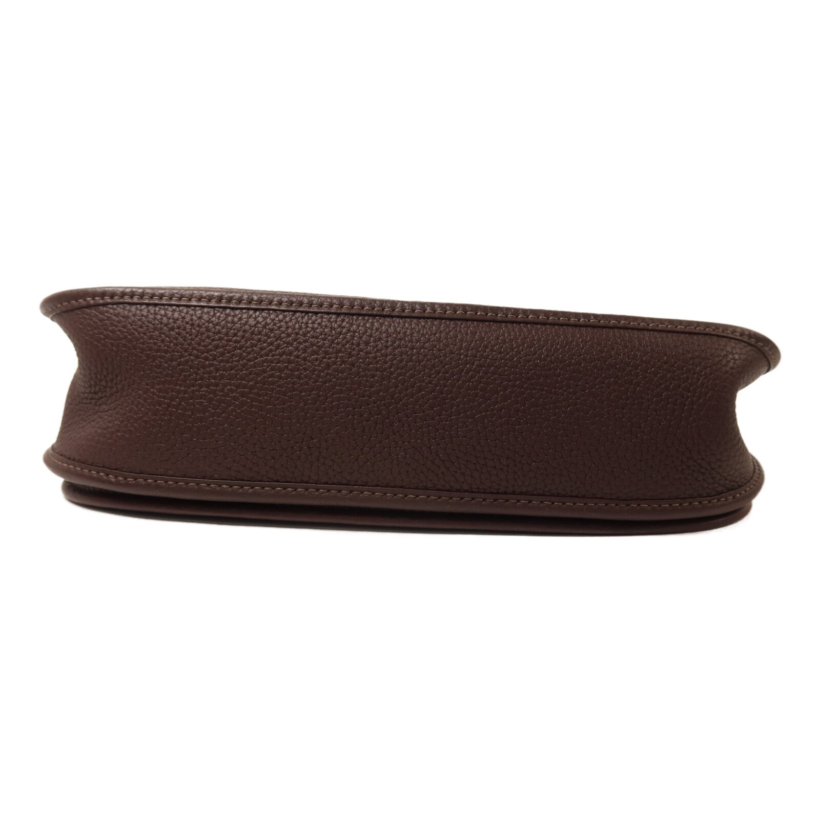 HERMES Clemence皮革Evelyne PM肩背袋Rouge Sellier