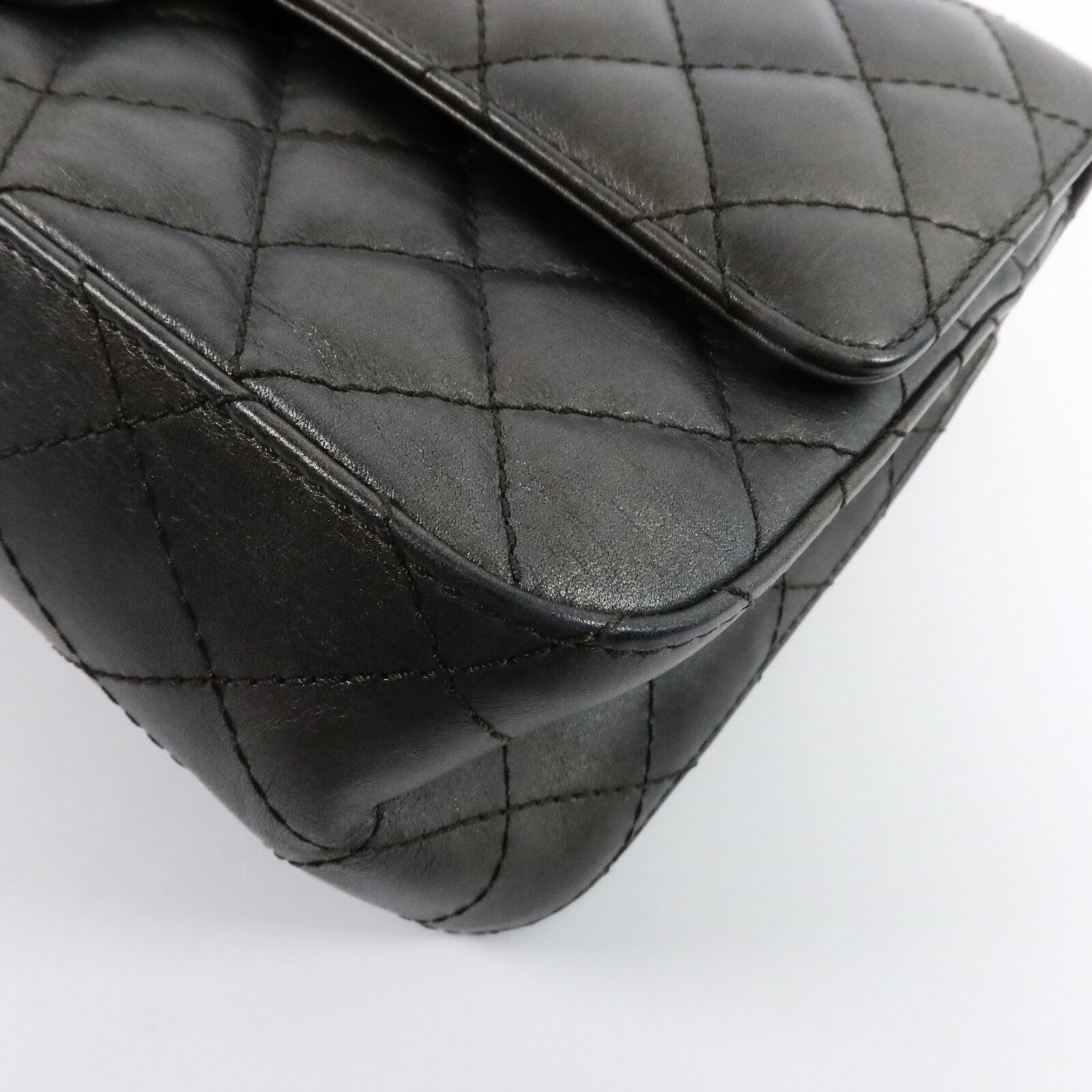 CHANEL 牛皮皮革2.55 Large鏈帶肩背袋