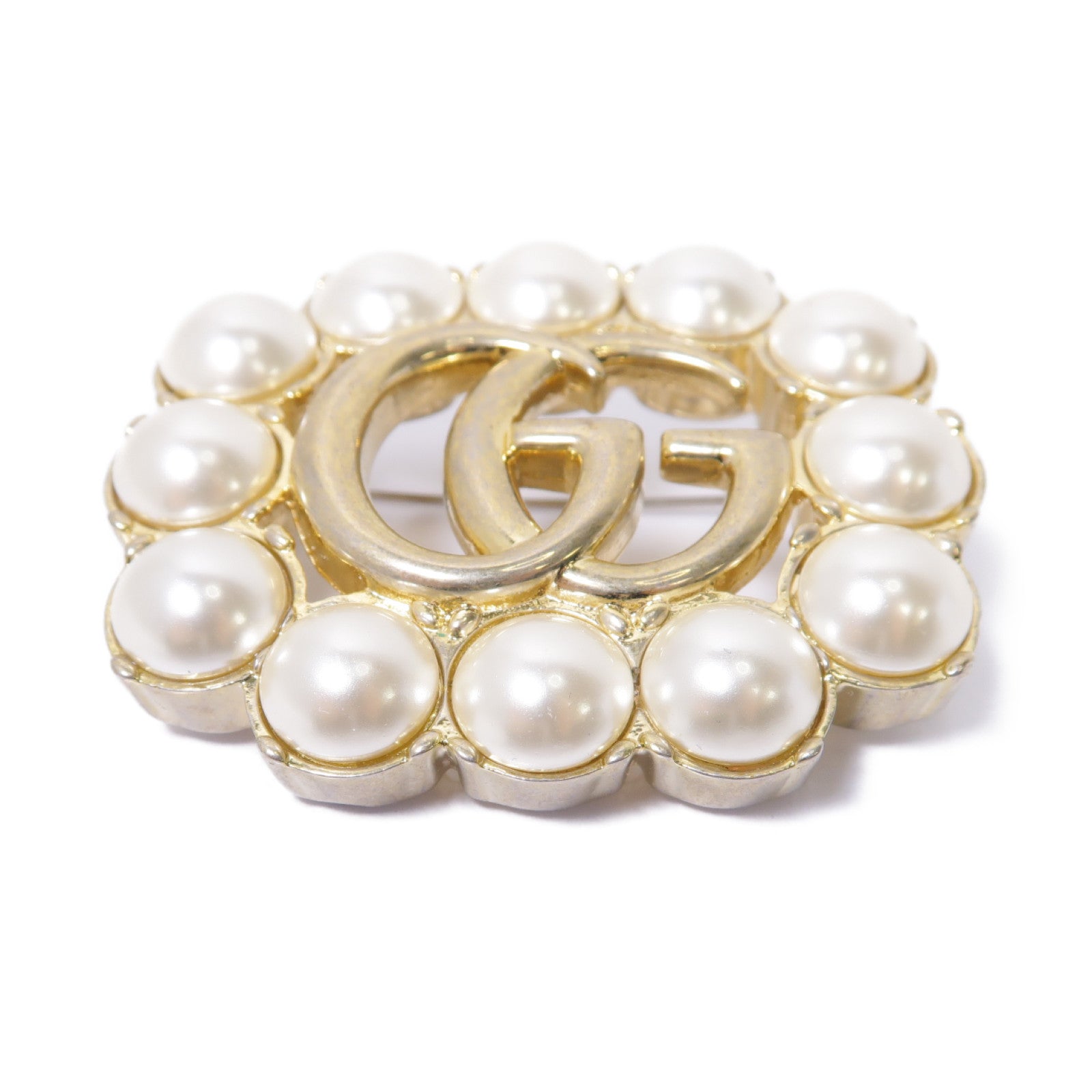 GUCCI 金屬Brooch胸針金色