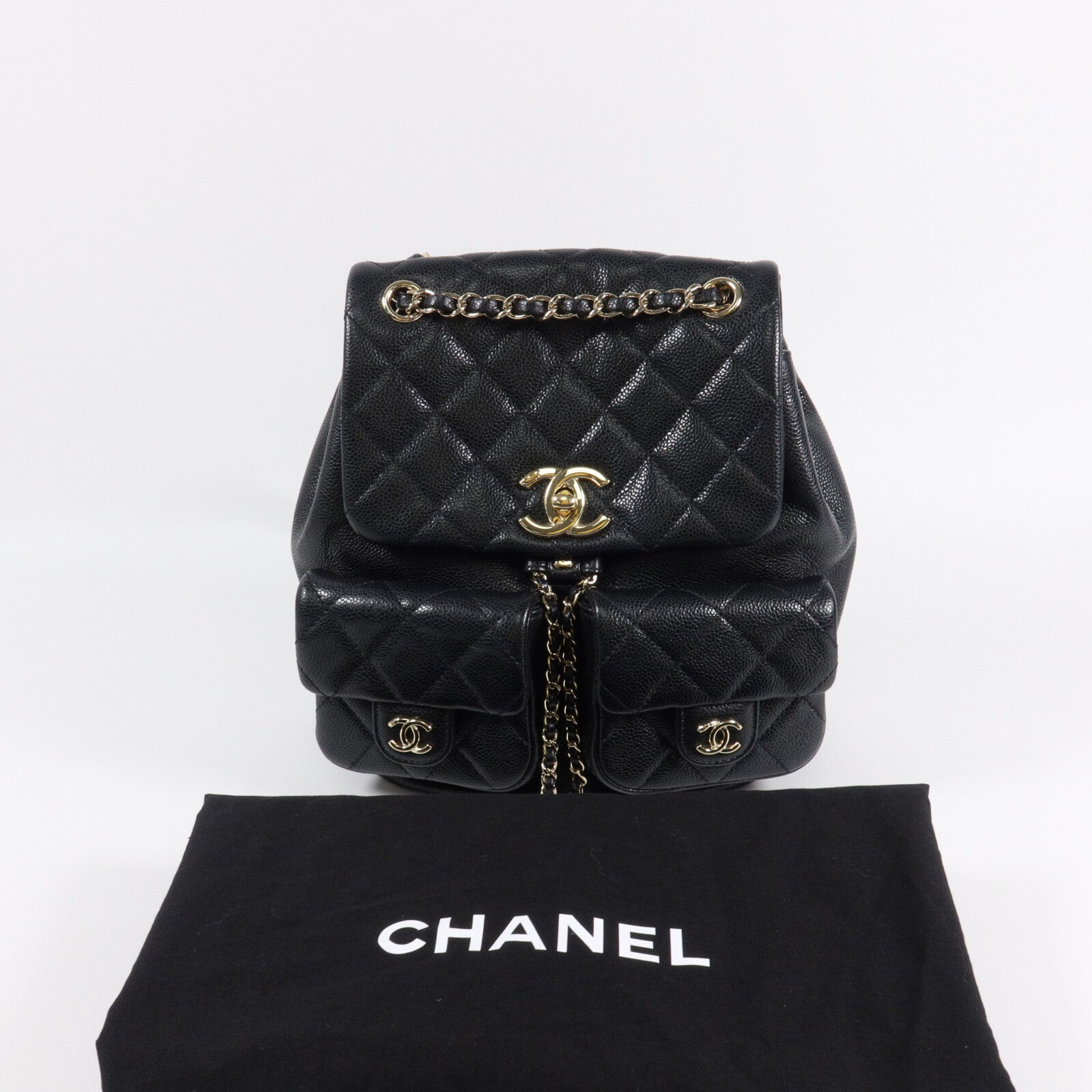 CHANEL 牛皮皮革Duma Small背包
