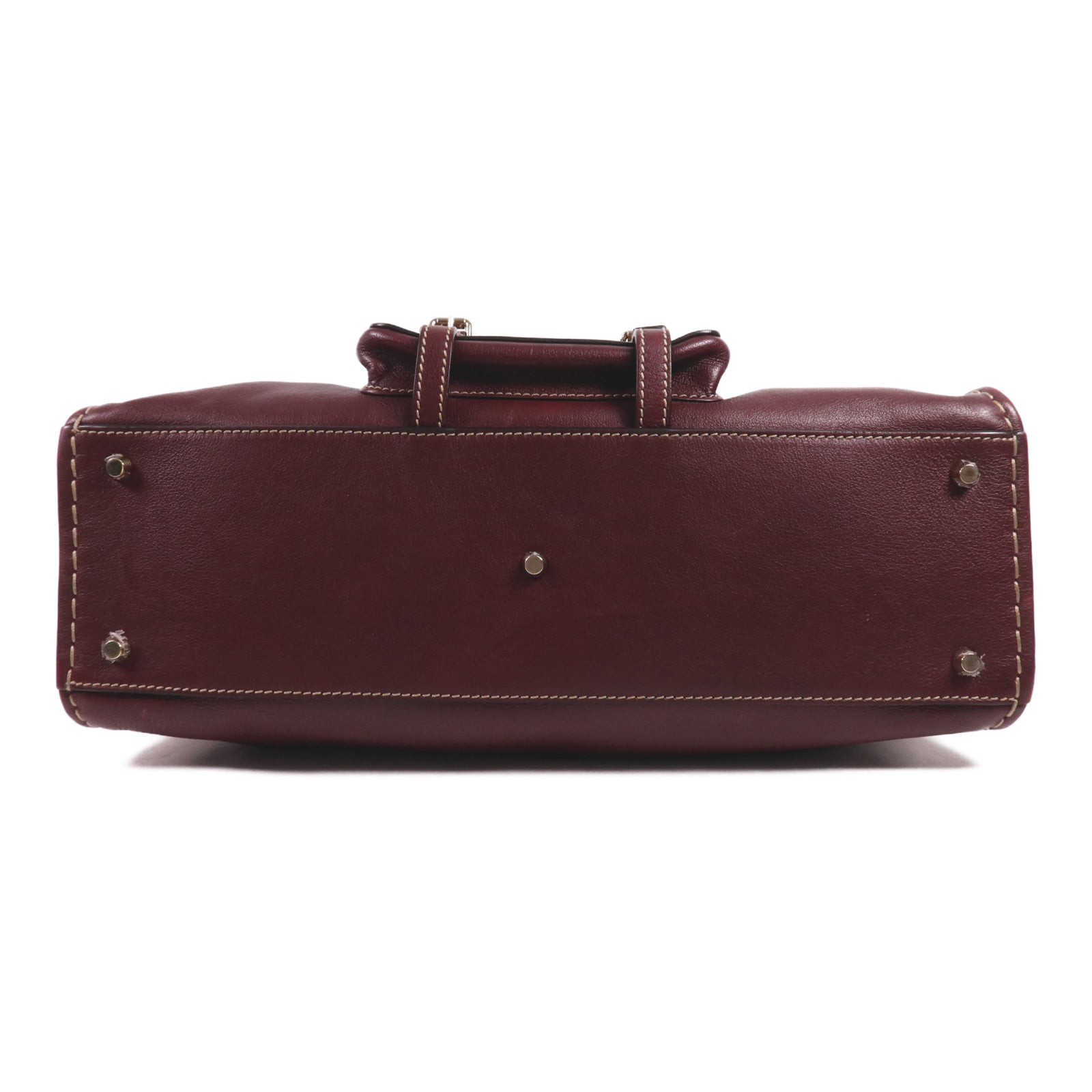 Chloe 牛皮皮革Edith Handle Bag金扣肩背袋