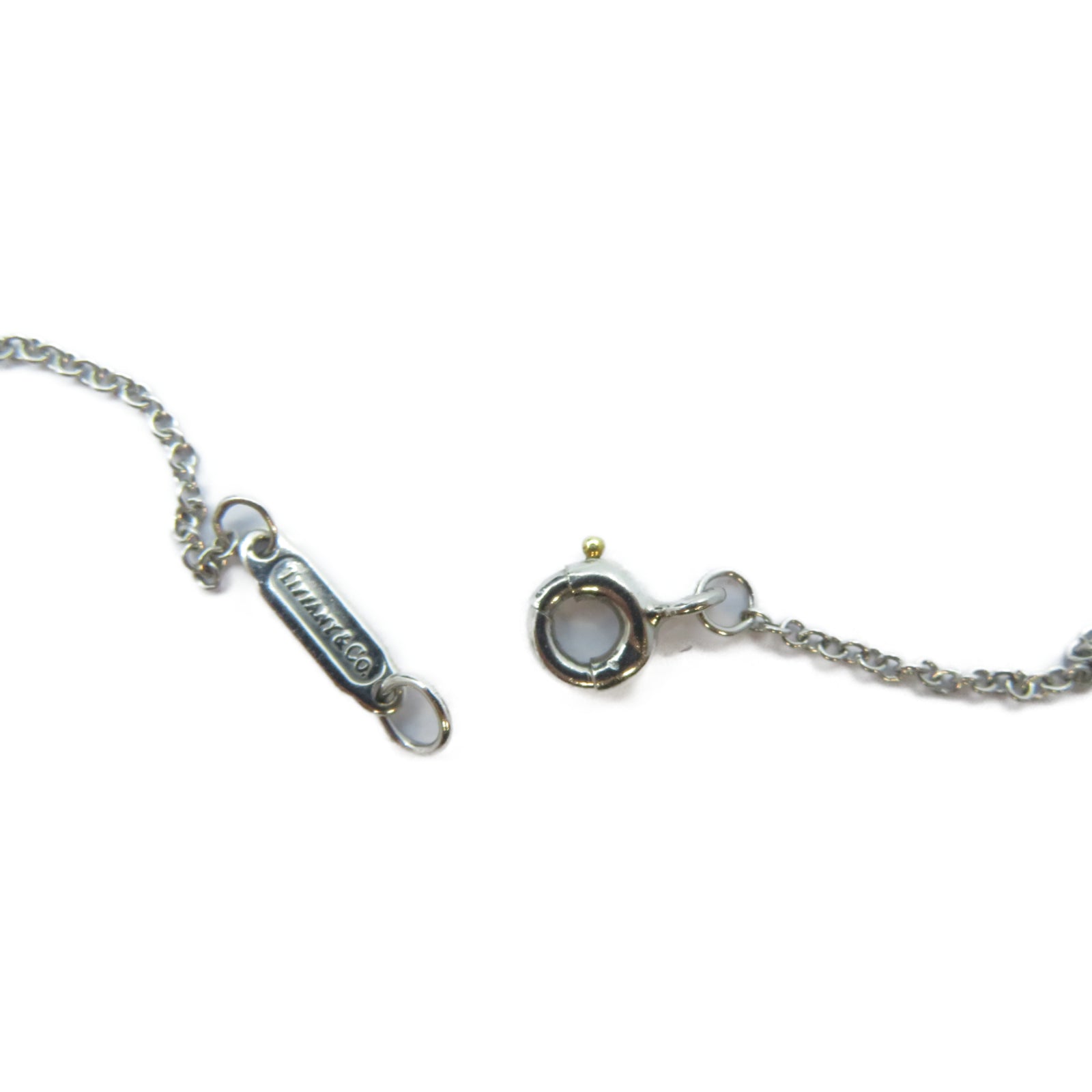 TIFFANY＆CO PT950鉑金Wishbone Diamond Necklace鑽石項鍊