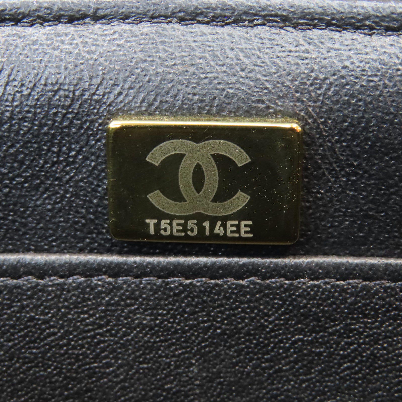 CHANEL 【激減優惠】菱格羊皮皮革Vanity Case銀扣手挽肩背兩用袋黑色