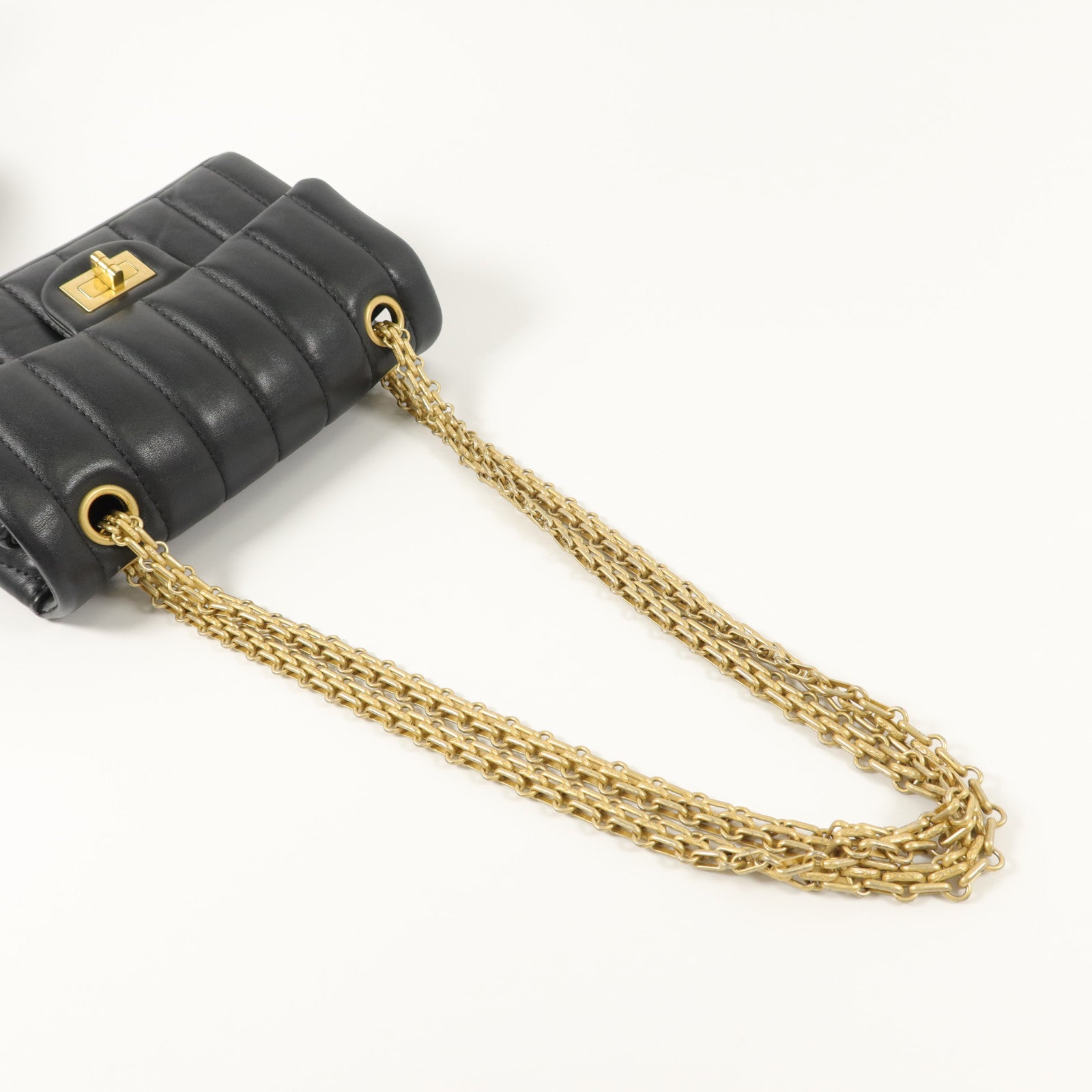 CHANEL 羊皮皮革2.55 Mini Chain Shoulder Bag鏈帶肩背袋
