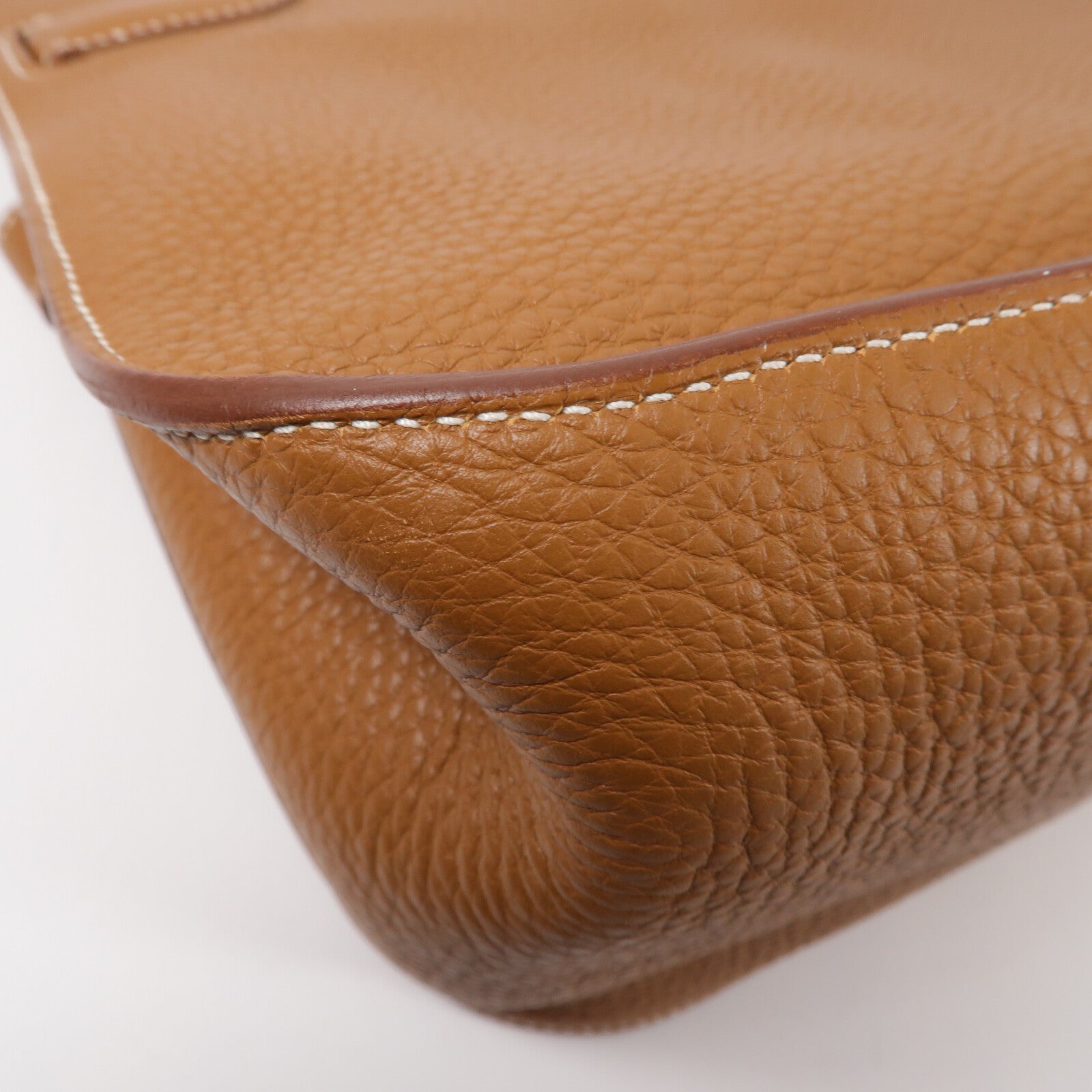 HERMES Togo皮革Jypsiere 34肩背袋Gold