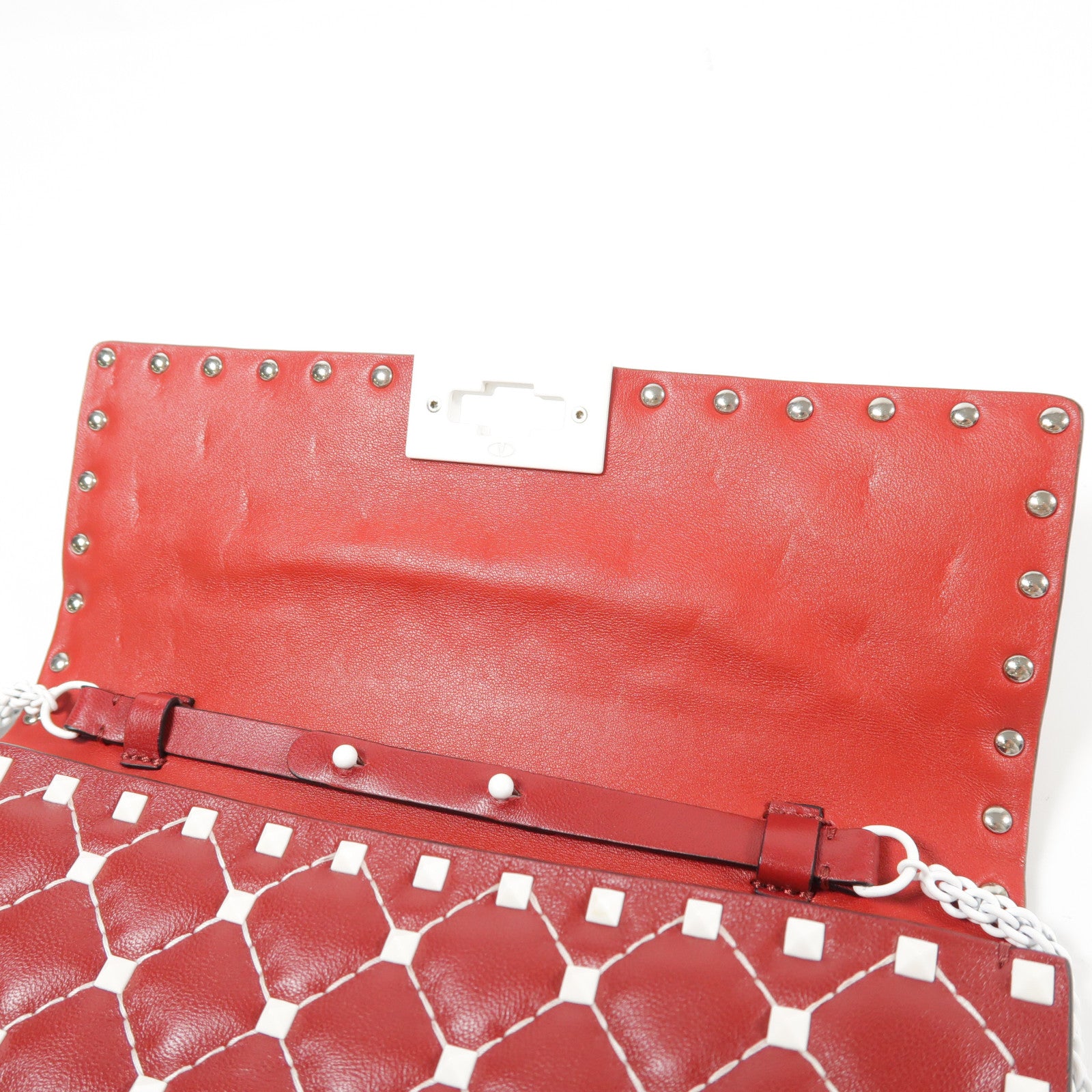 Valentino 【激減優惠】牛皮皮革Shoulder Bag鏈帶肩背袋