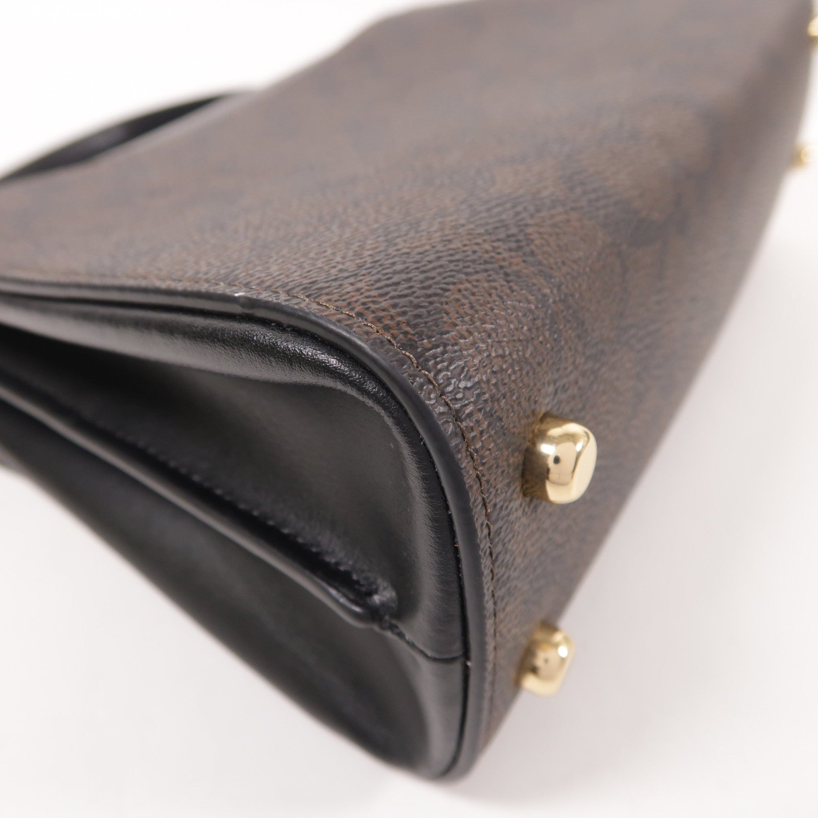 COACH 塗層帆布Eliza Top Handle Bag金扣手挽肩背兩用袋