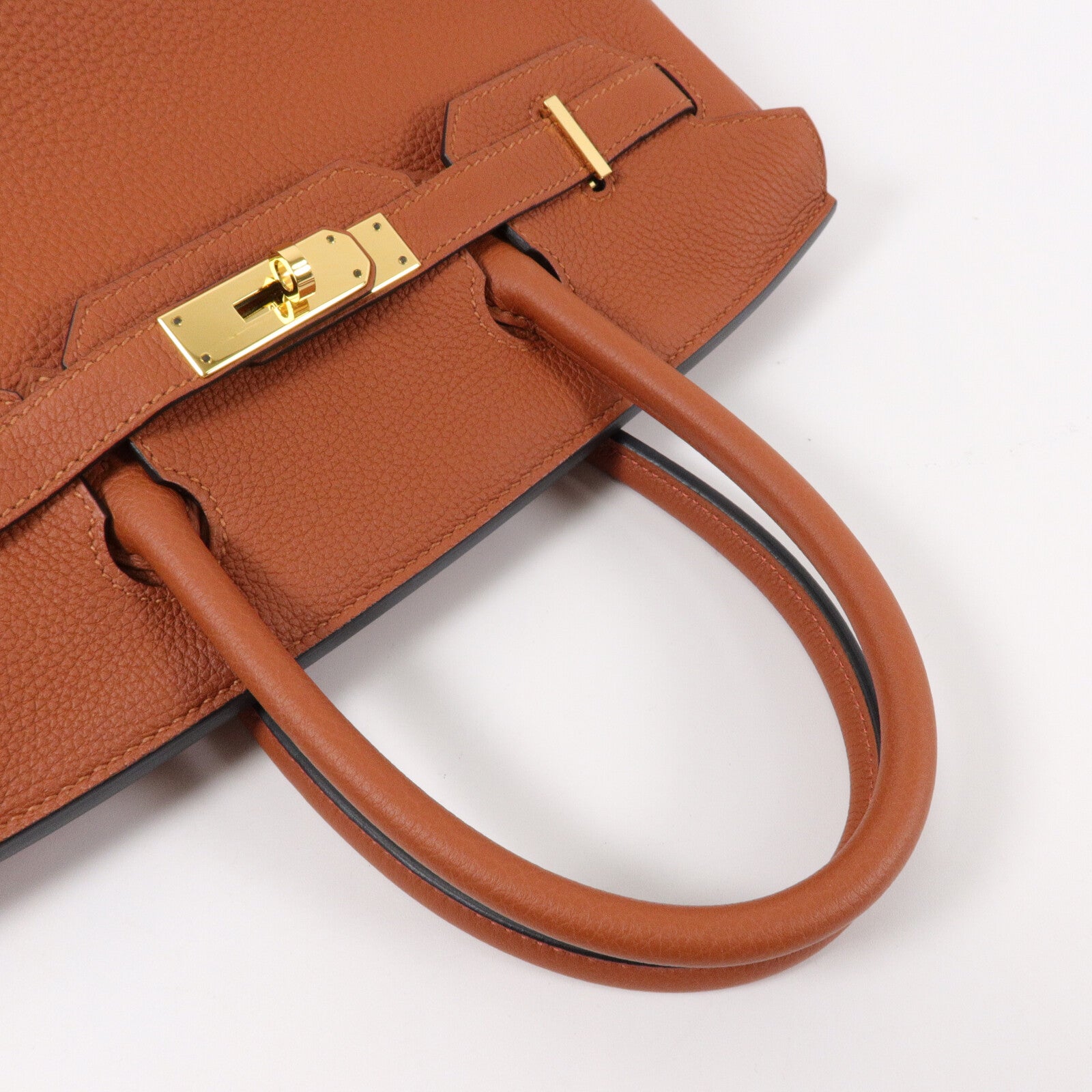 HERMES Togo皮革Birkin 30手挽袋Cuivre