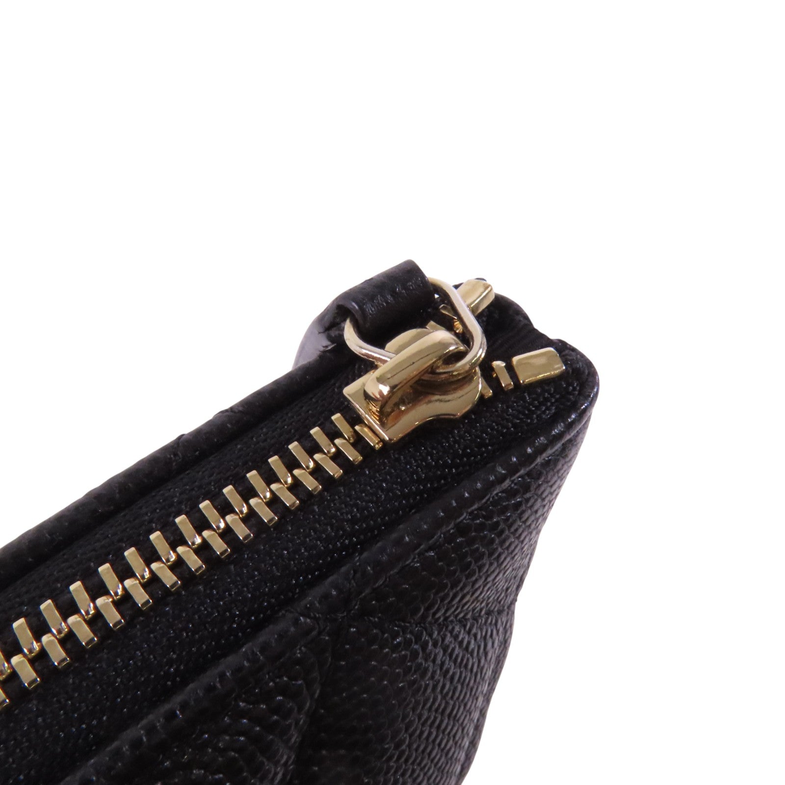 CHANEL 牛皮皮革Clutch銀扣手拿包