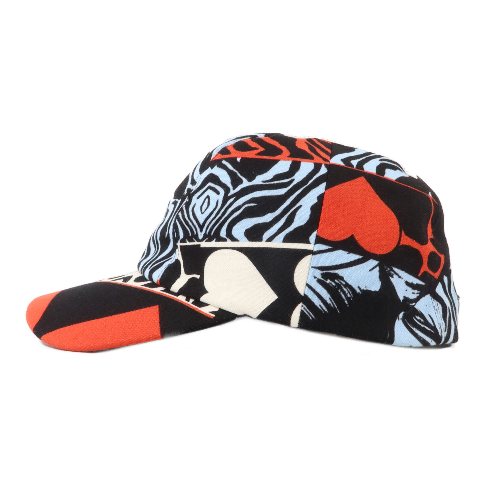 HERMES 棉質/絲質Davis Jungle Love Hat帽子