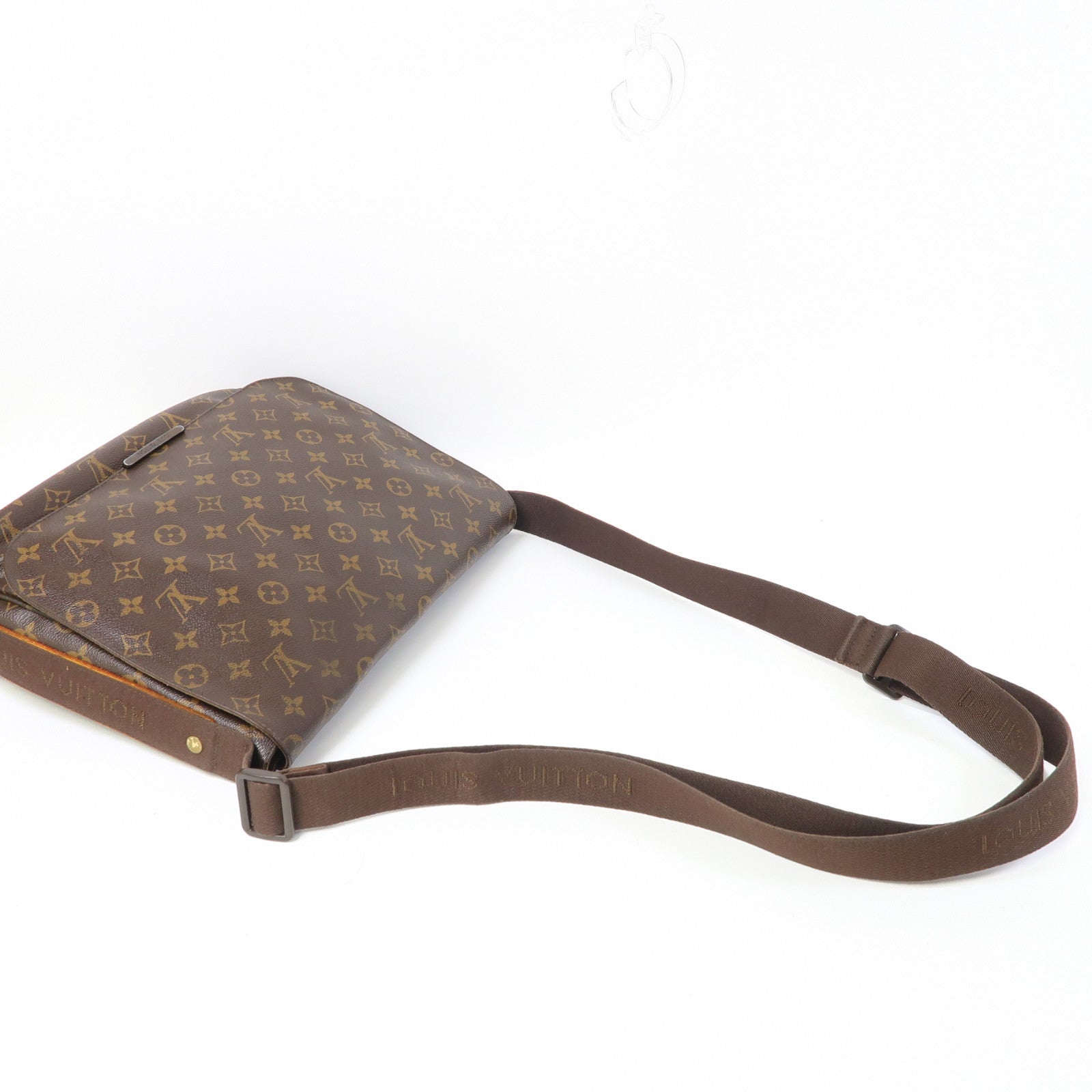 LOUIS VUITTON 【激減優惠】Monogram Beaubourg金扣肩背袋啡色