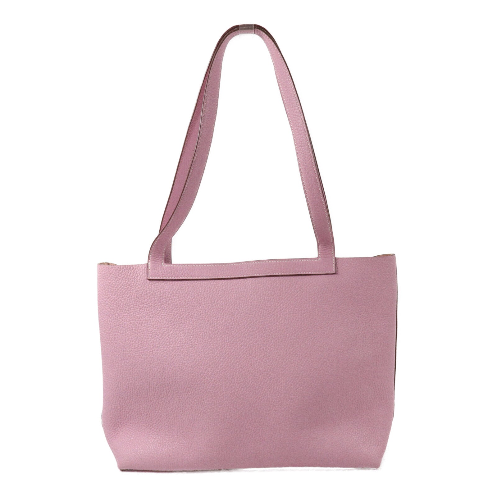 HERMES Clemence皮革Cabasellier 31肩背袋Mauve Sylvestre