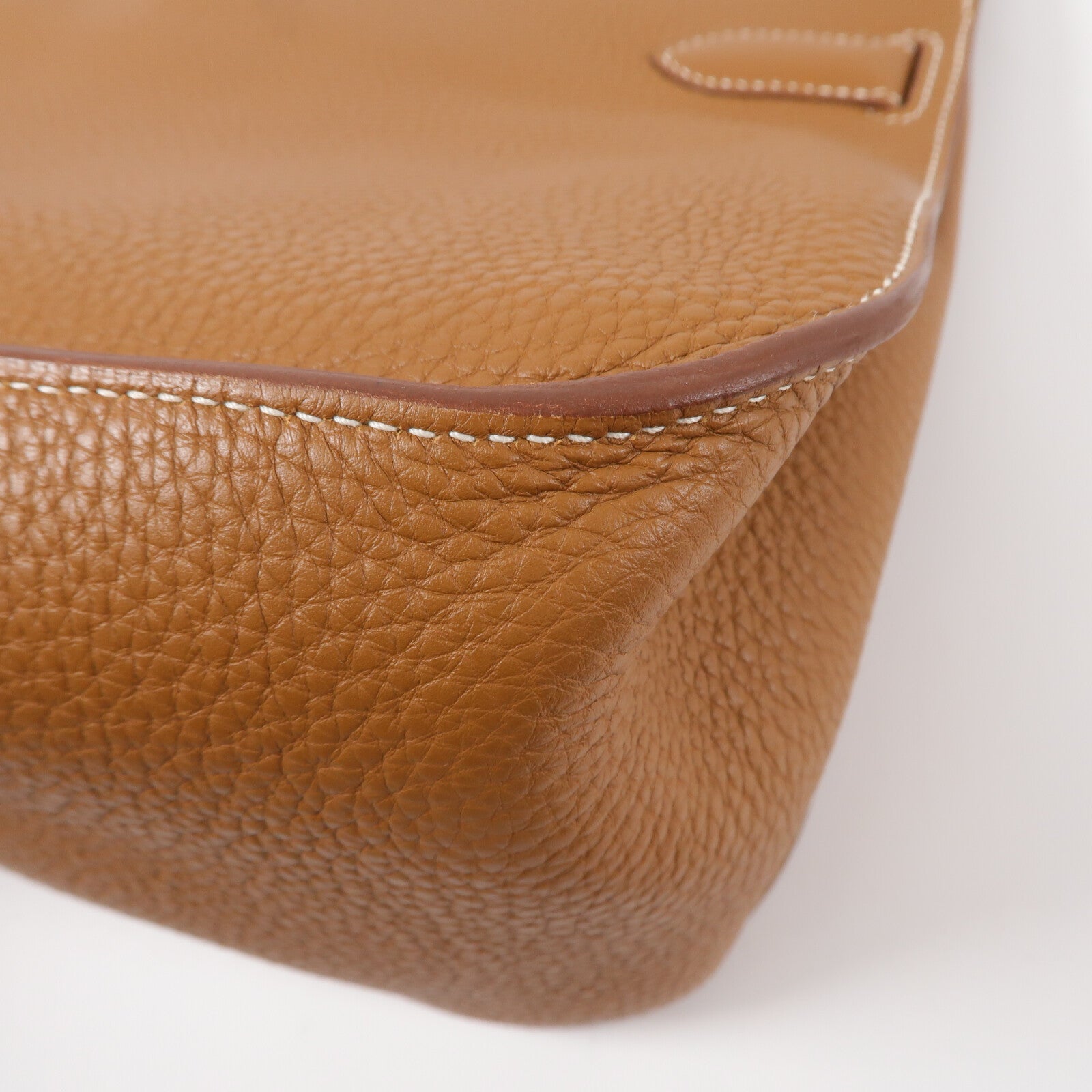 HERMES Togo皮革Jypsiere 34肩背袋Gold
