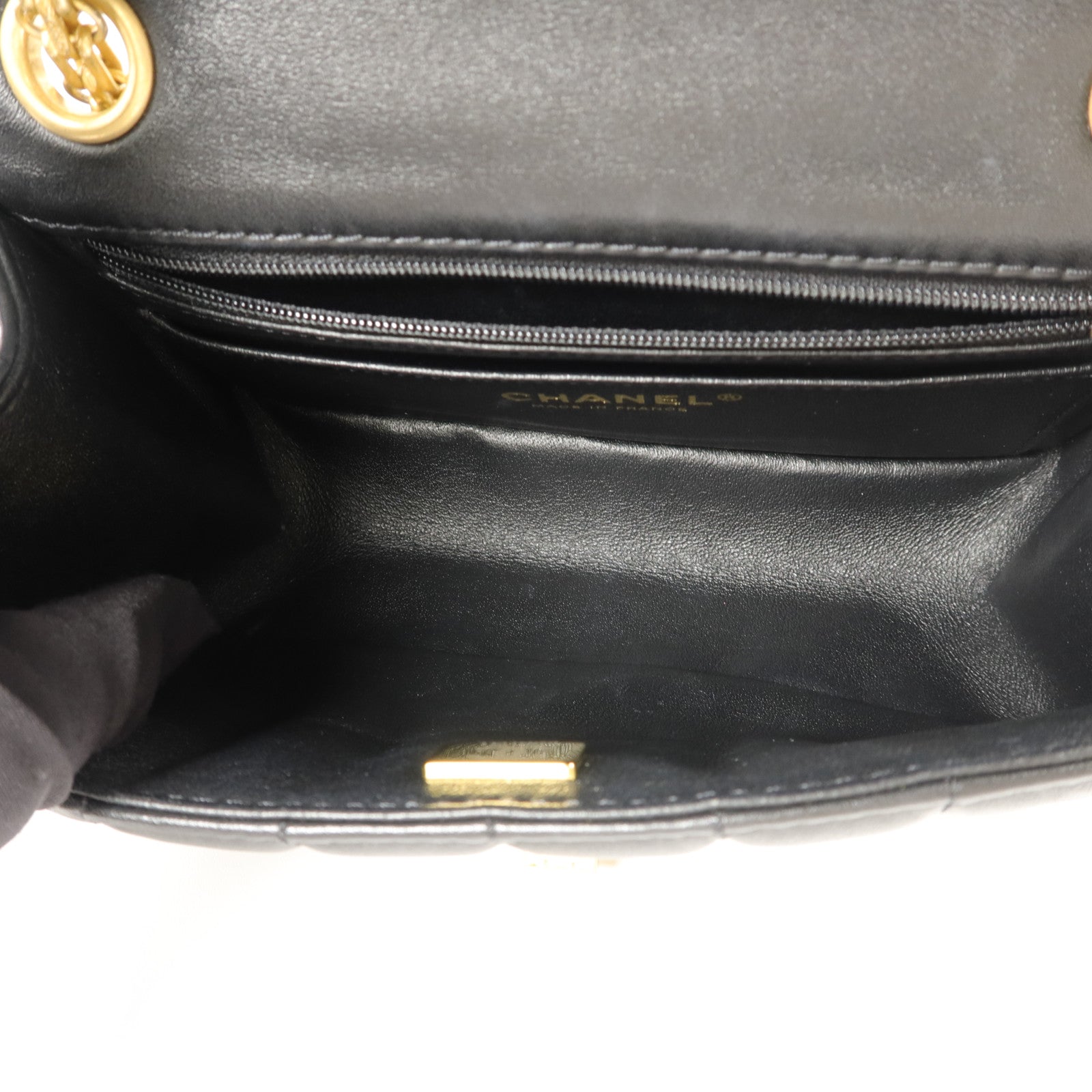 CHANEL 羊皮皮革2.55 Mini Chain Shoulder Bag鏈帶肩背袋
