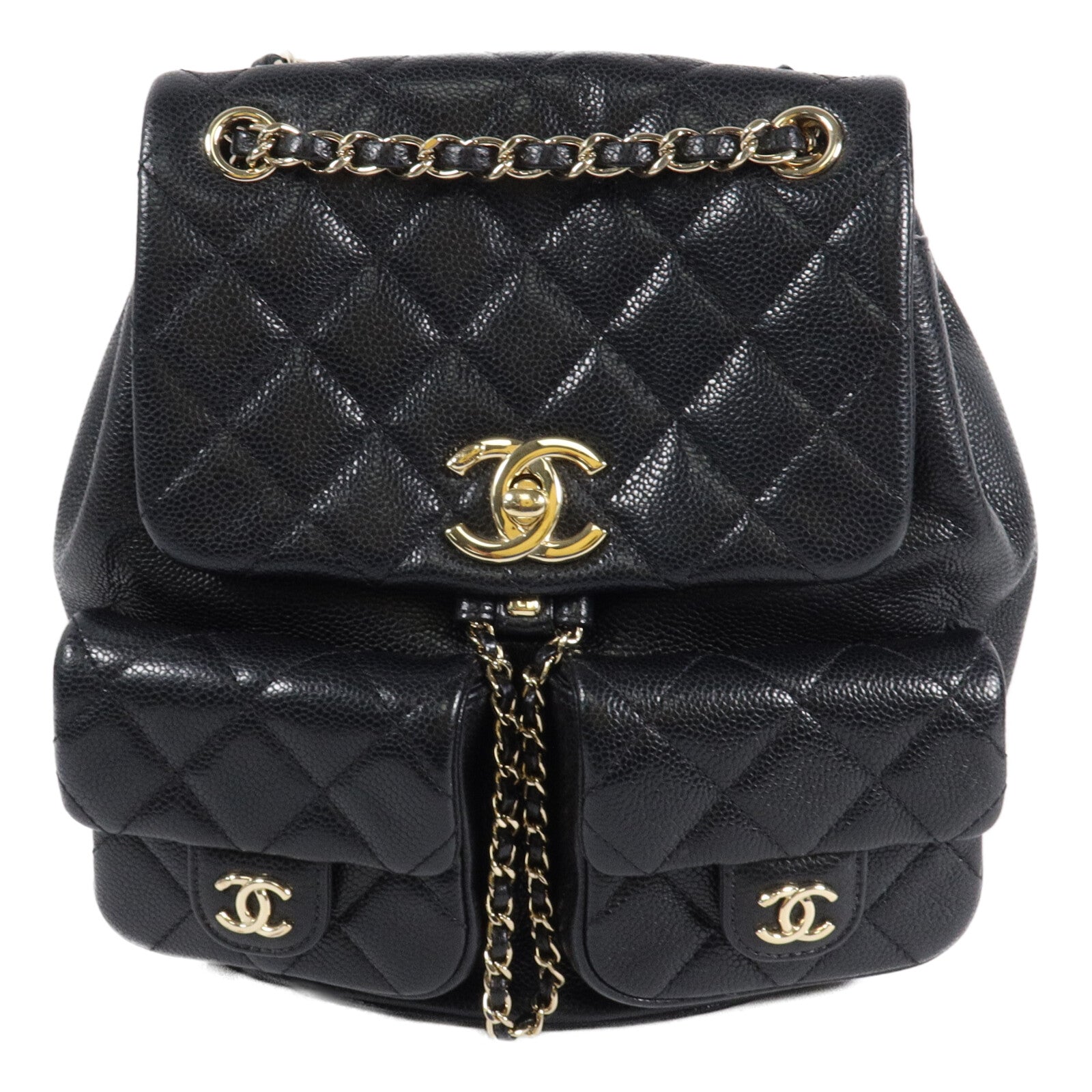 CHANEL 牛皮皮革Duma Small背包