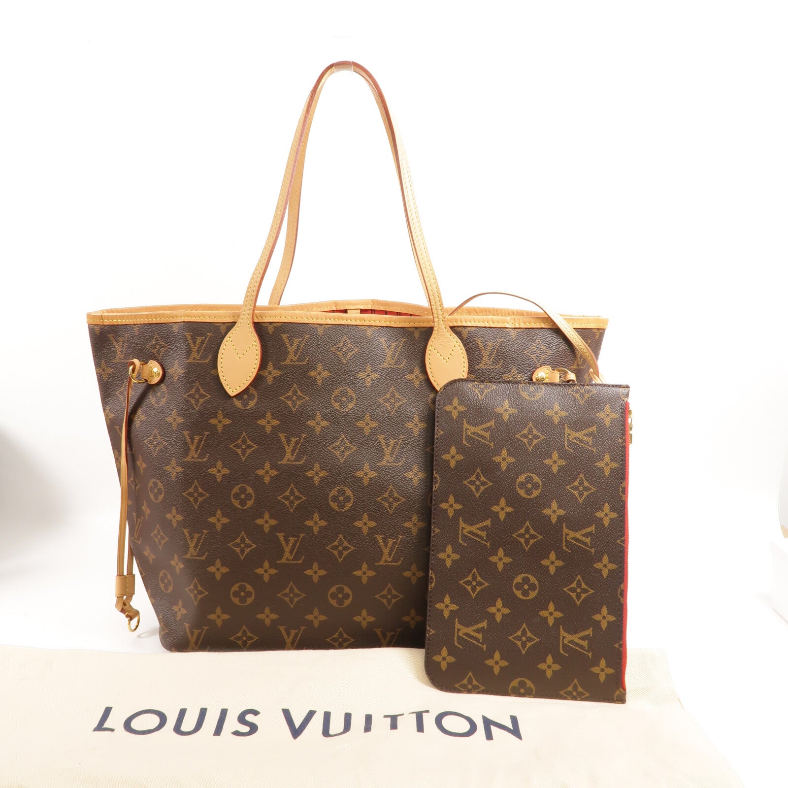 LOUIS VUITTON Monogram Neverfull MM手挽袋