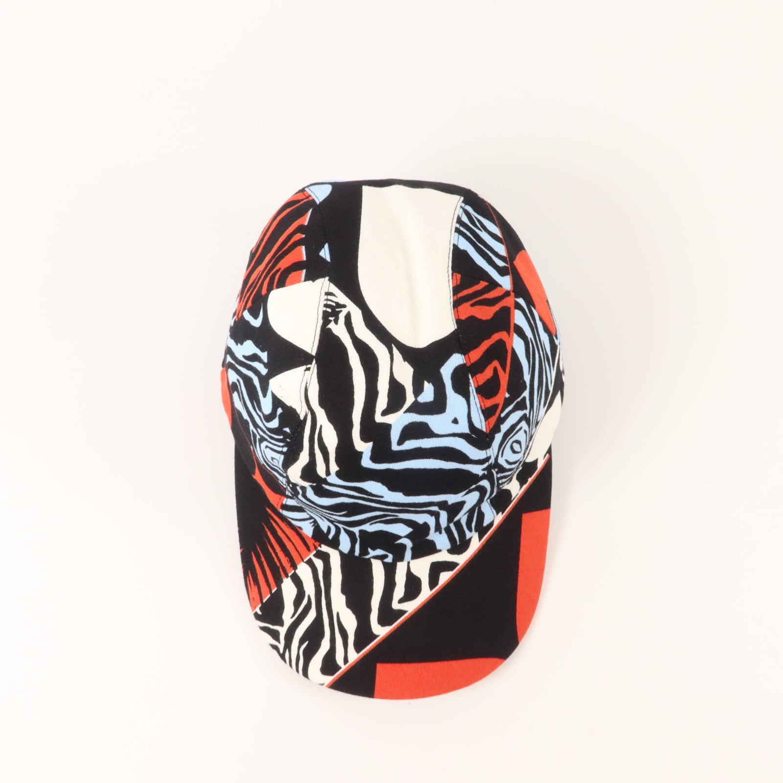 HERMES 棉質/絲質Davis Jungle Love Hat帽子