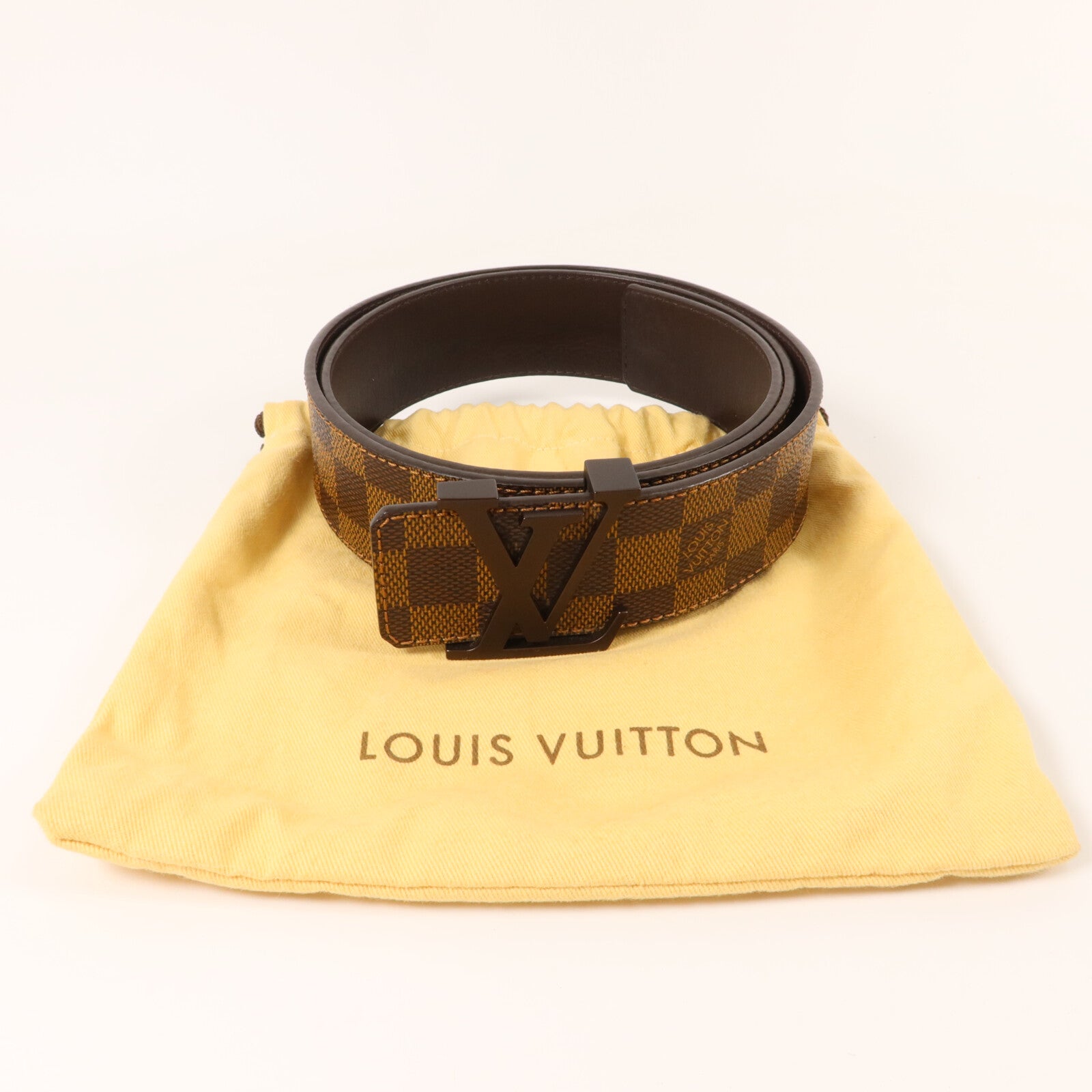 LOUIS VUITTON Damier LV Initials Belt腰帶