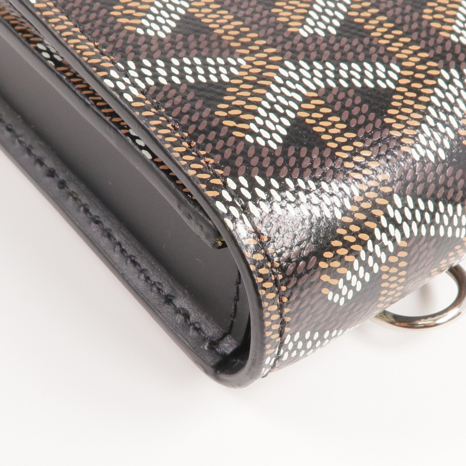 GOYARD 塗層帆布Monte Carlo Mini Case Pouch銀扣手拿包