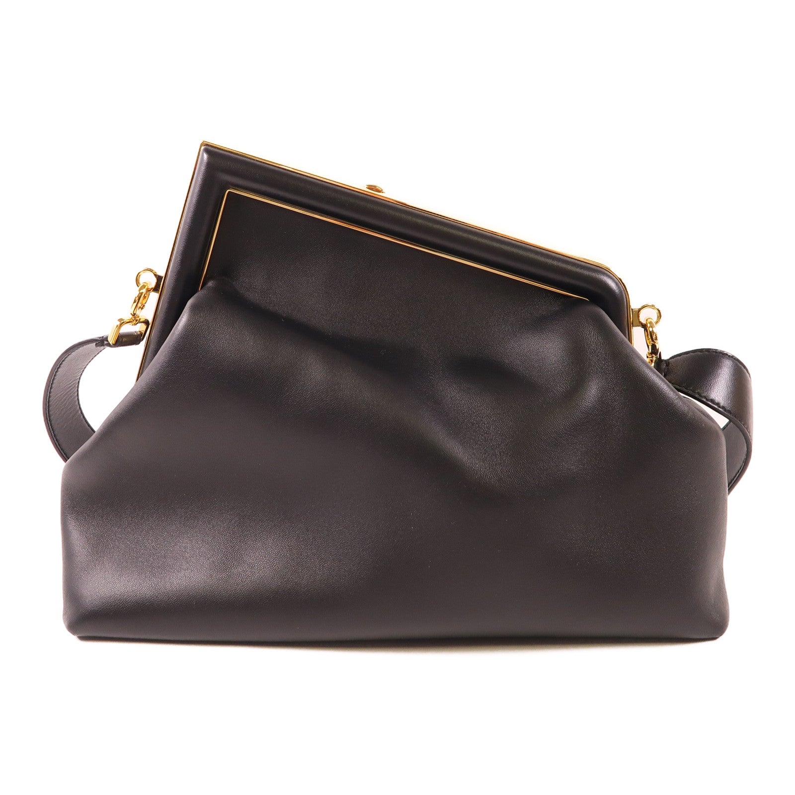 FENDI 牛皮皮革First Medium金扣肩背袋