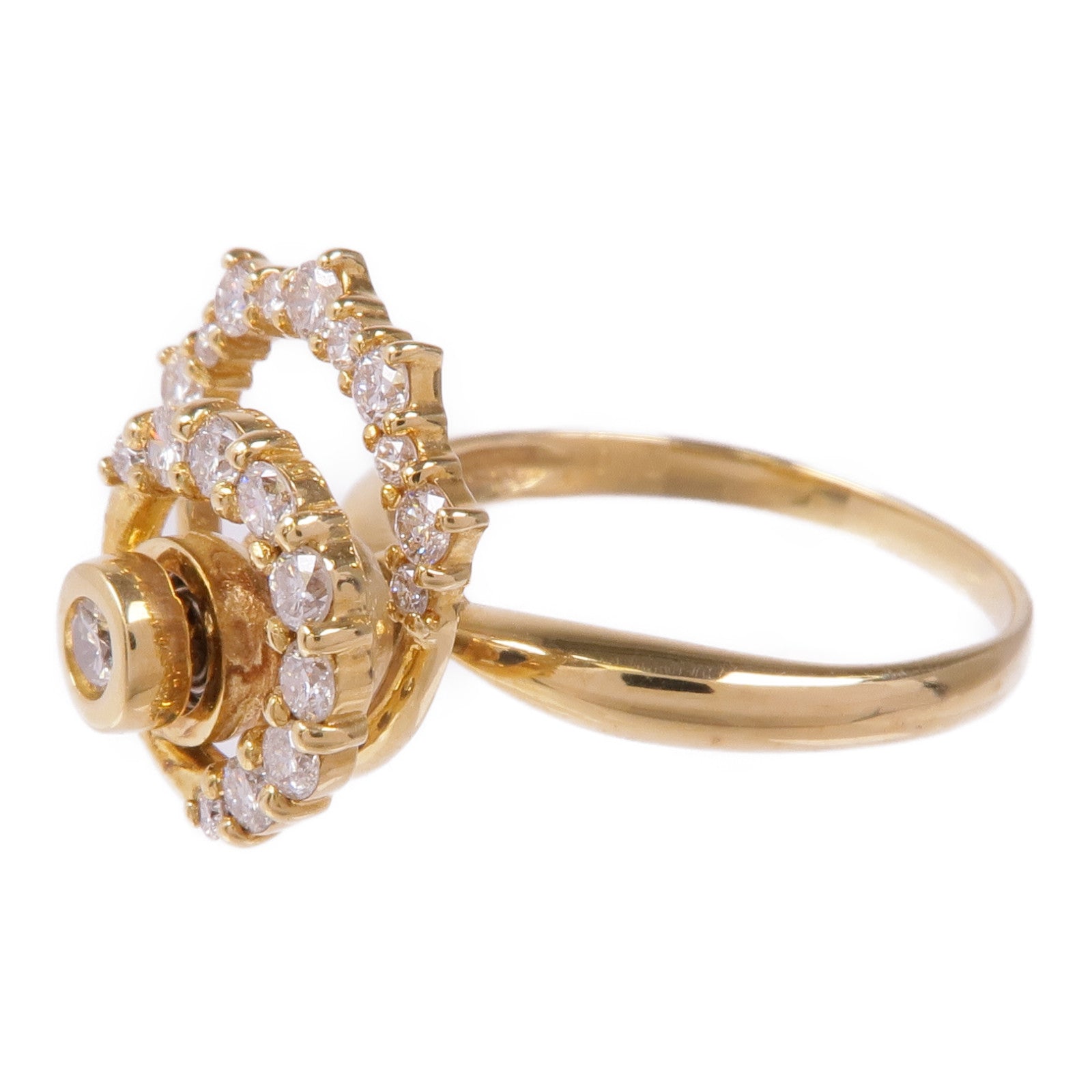 JEWELRY 18K黃金Diamond Ring鑽石戒指US#5.75