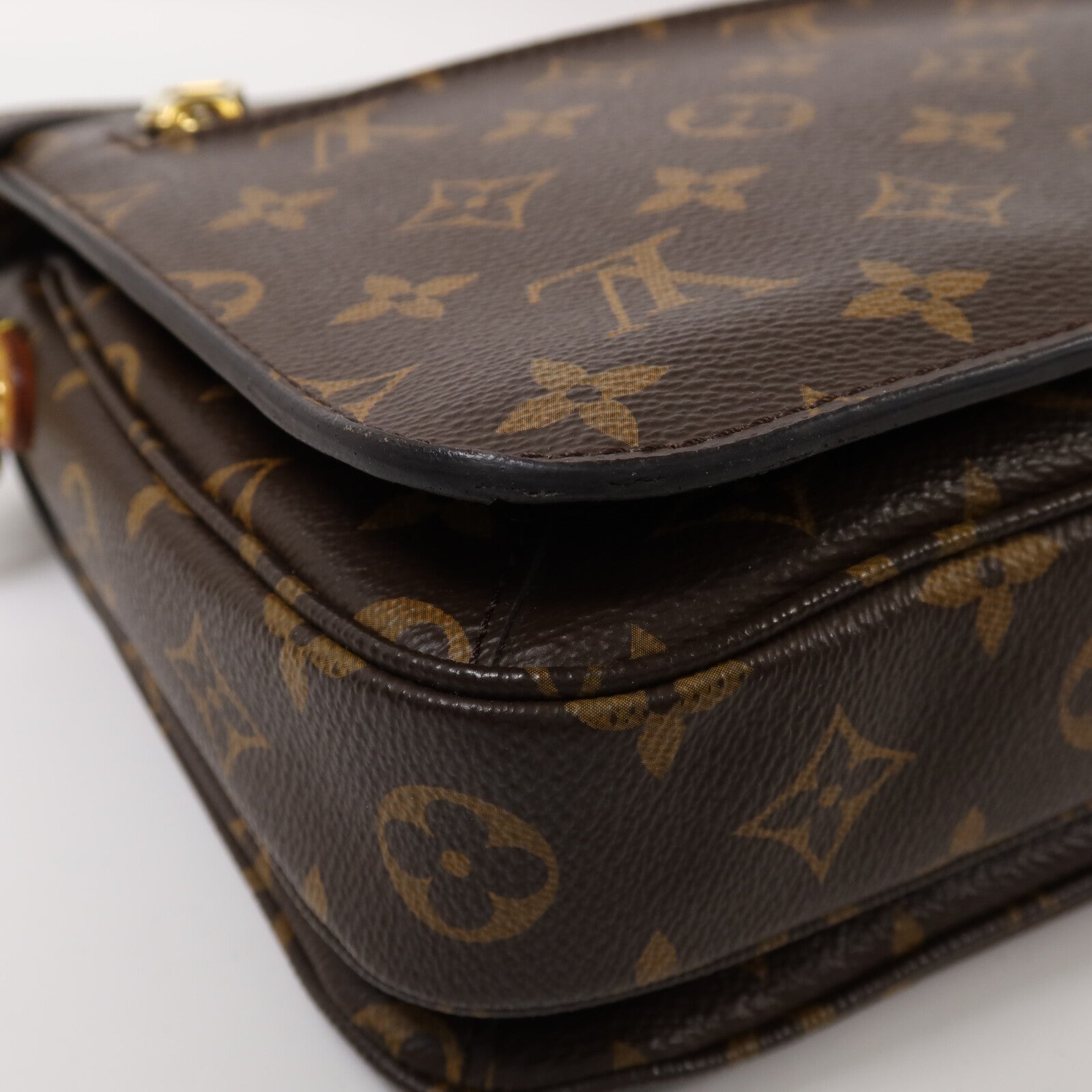 LOUIS VUITTON Monogram Pochette Metis MM金扣手挽肩背兩用袋