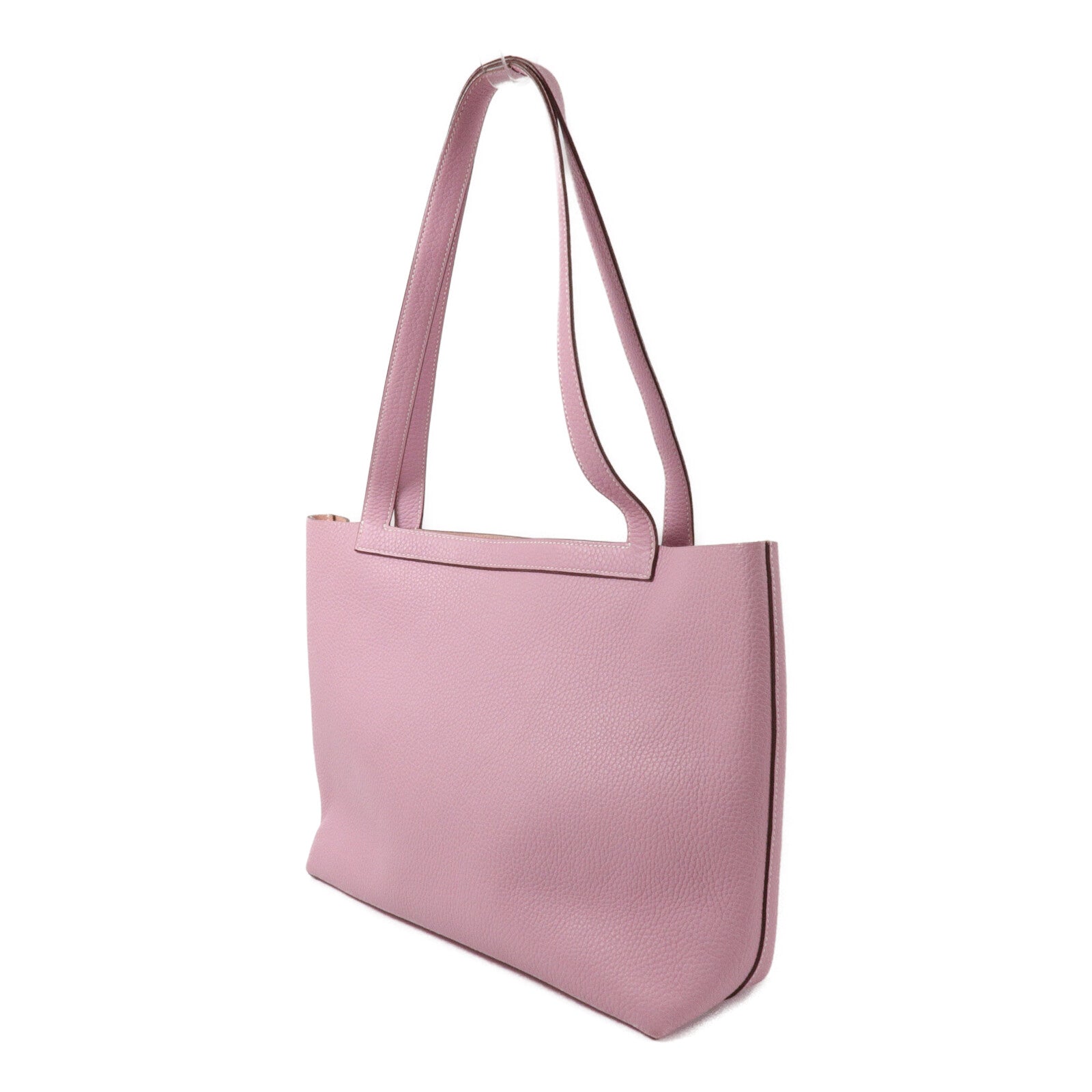 HERMES Clemence皮革Cabasellier 31肩背袋Mauve Sylvestre