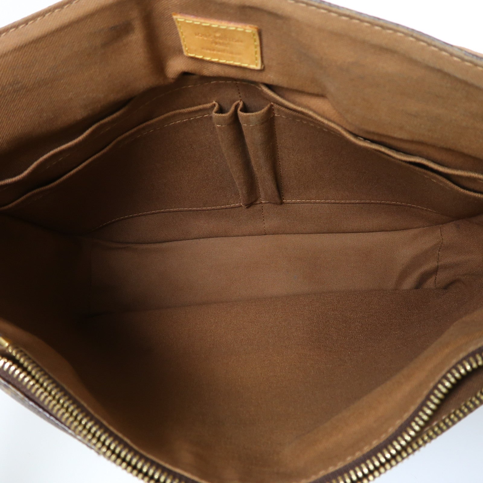 LOUIS VUITTON 【激減優惠】Monogram Beaubourg金扣肩背袋啡色