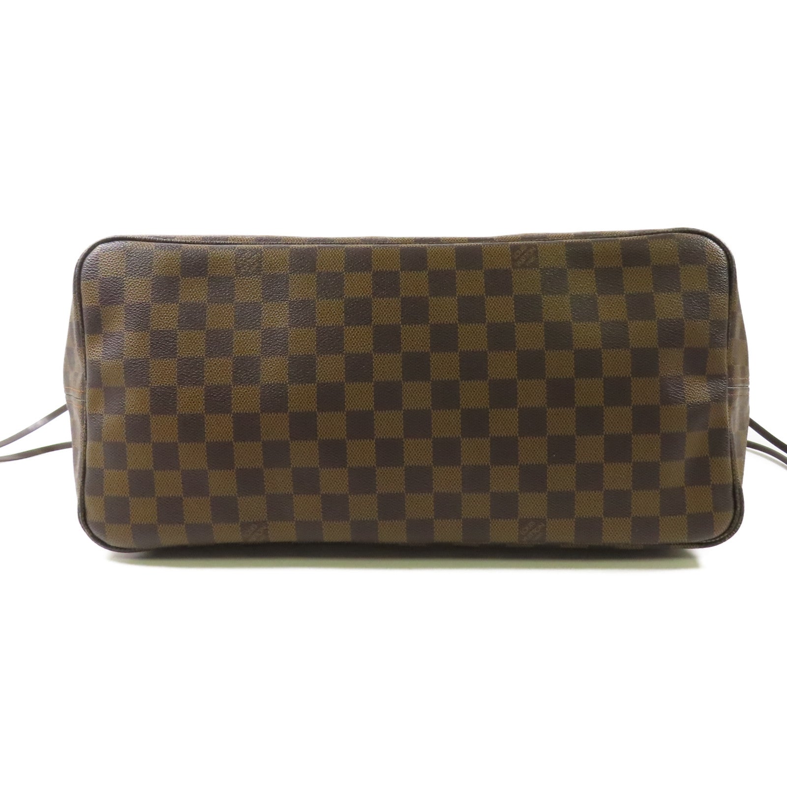 LOUIS VUITTON Damier Neverfull GM金扣手挽袋