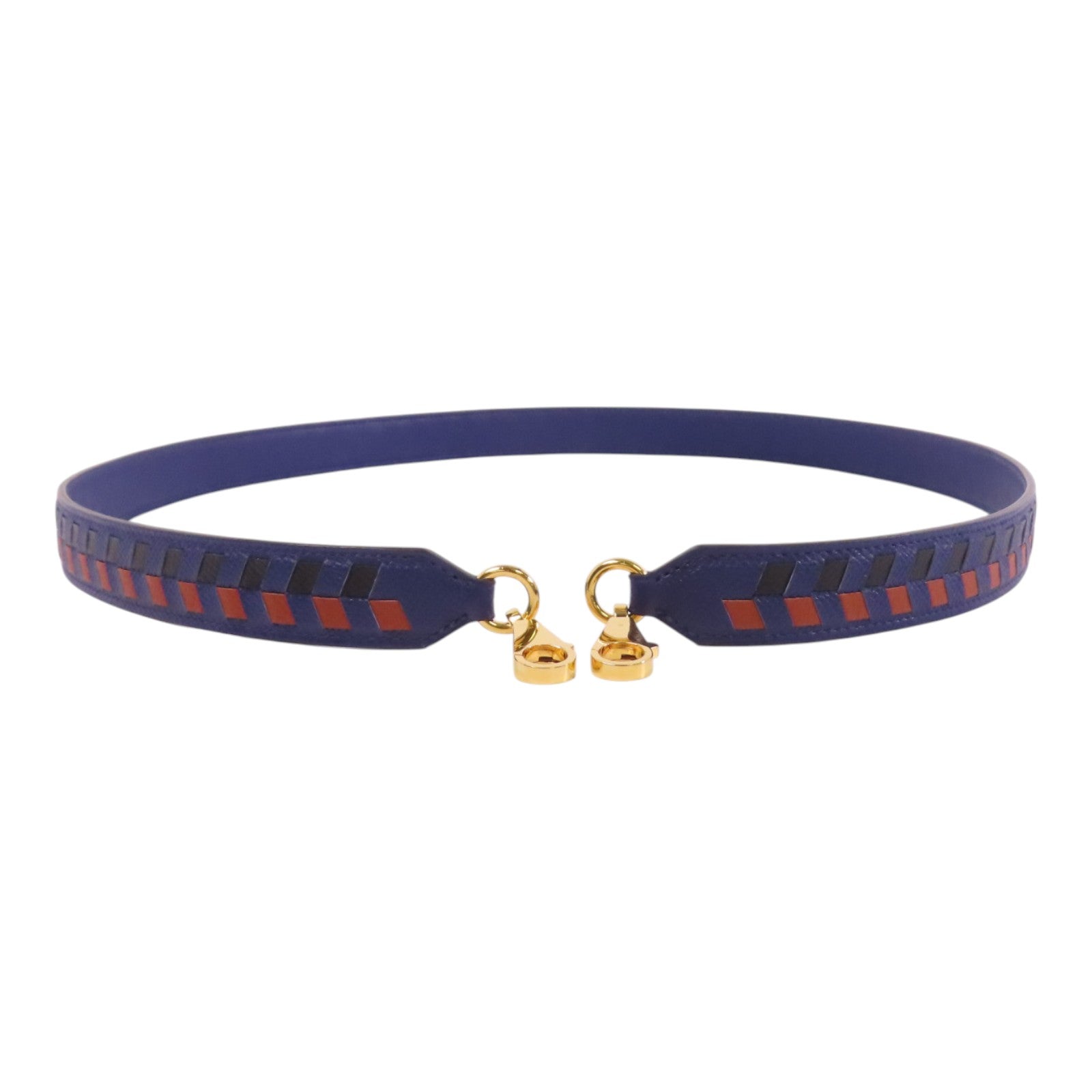 HERMES Epsom皮革Shoulder Strap銀扣肩帶