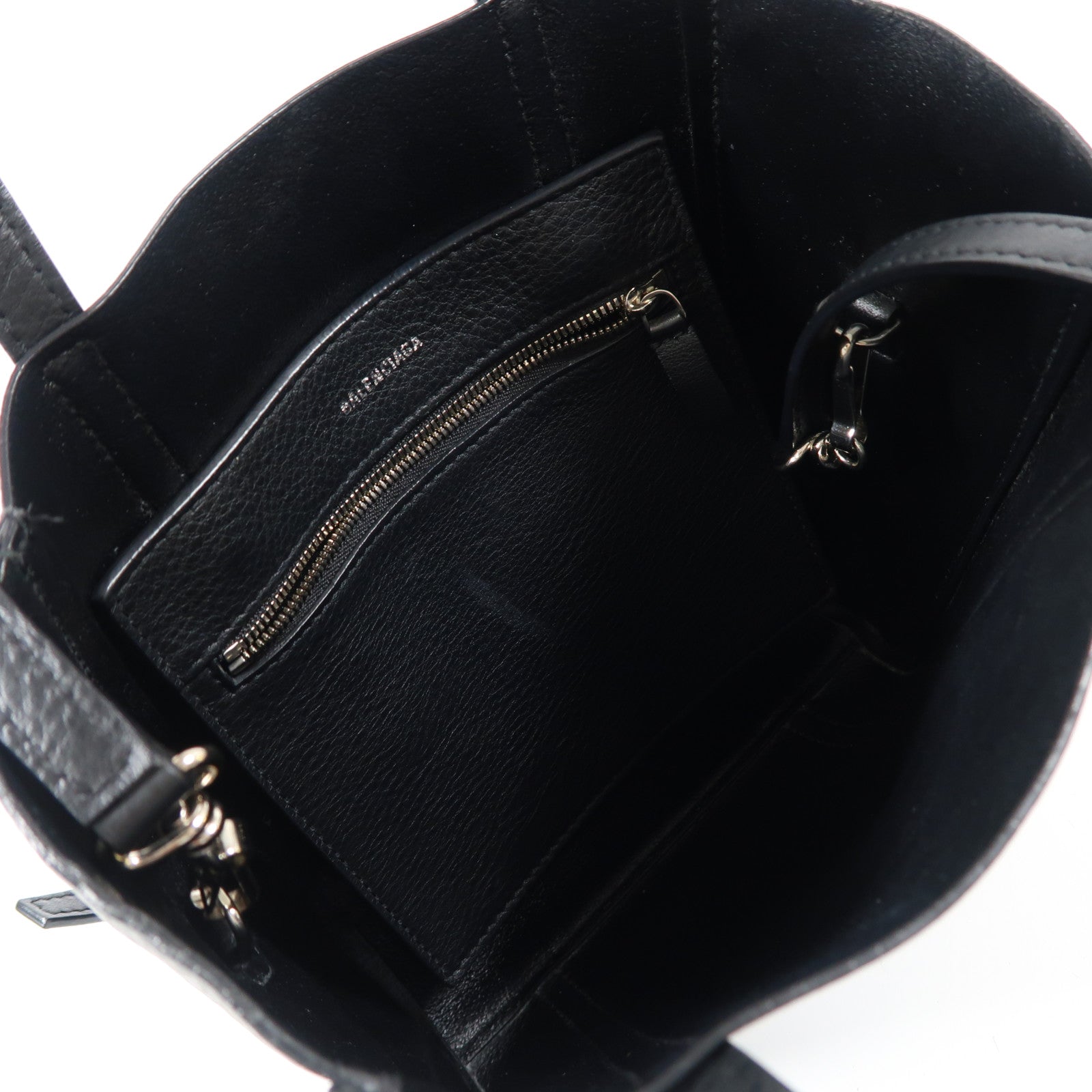 BALENCIAGA 牛皮皮革2 Way Shoulder Bag銀扣手挽肩背兩用袋