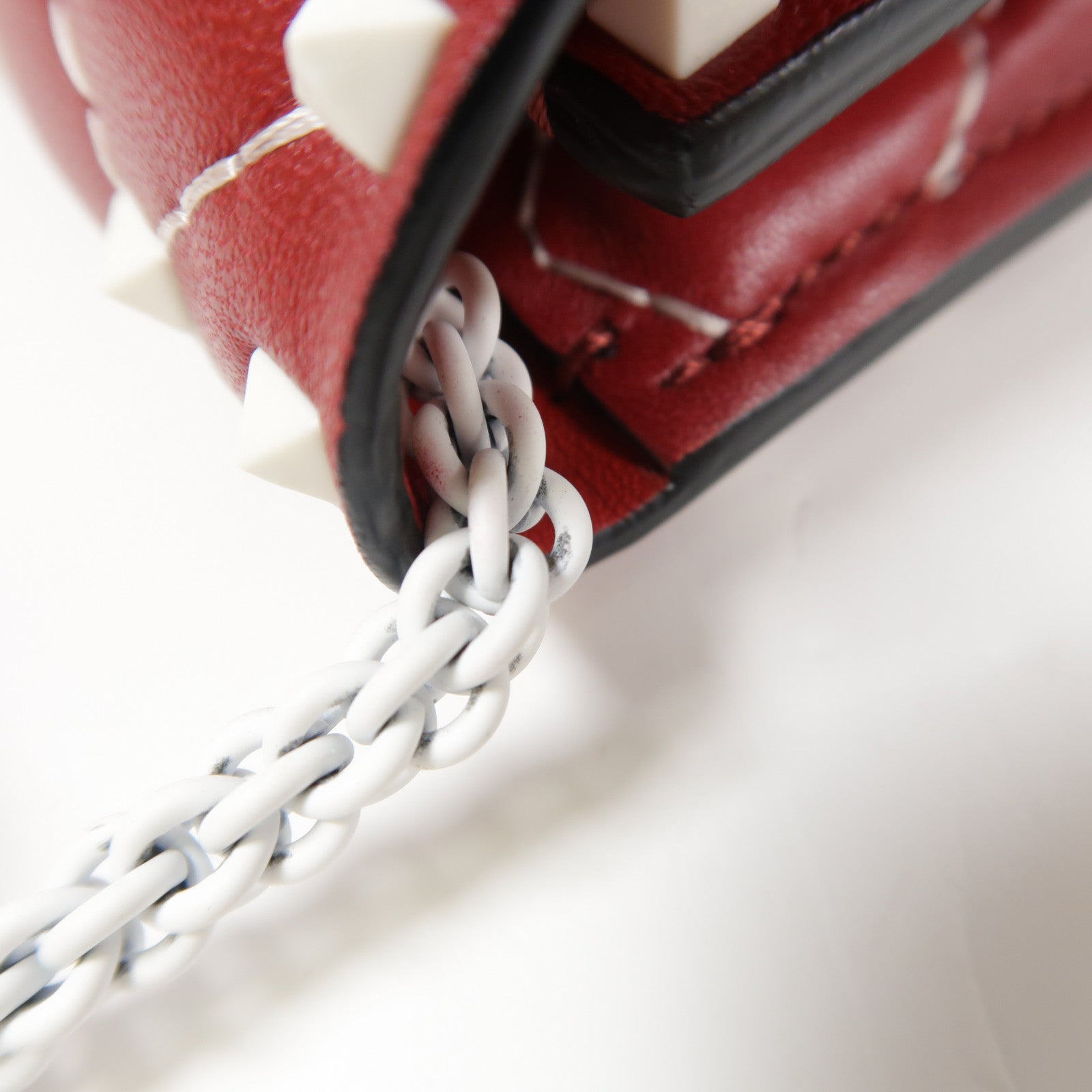 Valentino 【激減優惠】牛皮皮革Shoulder Bag鏈帶肩背袋