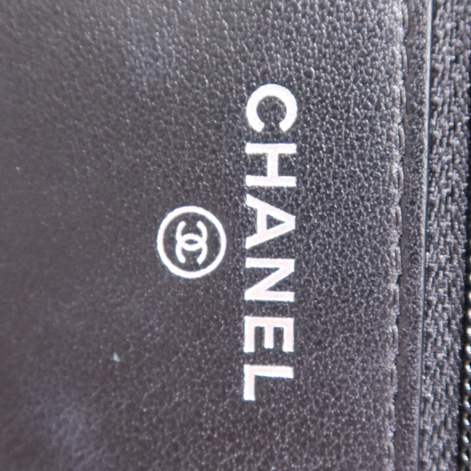 CHANEL 【激減優惠】牛皮皮革WOC Wallet On Chain銀扣鏈帶肩背袋