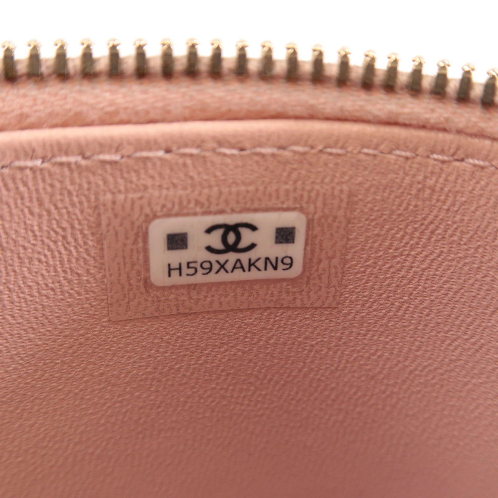 CHANEL 菱格皮革Vanity Case金扣鏈帶肩背袋